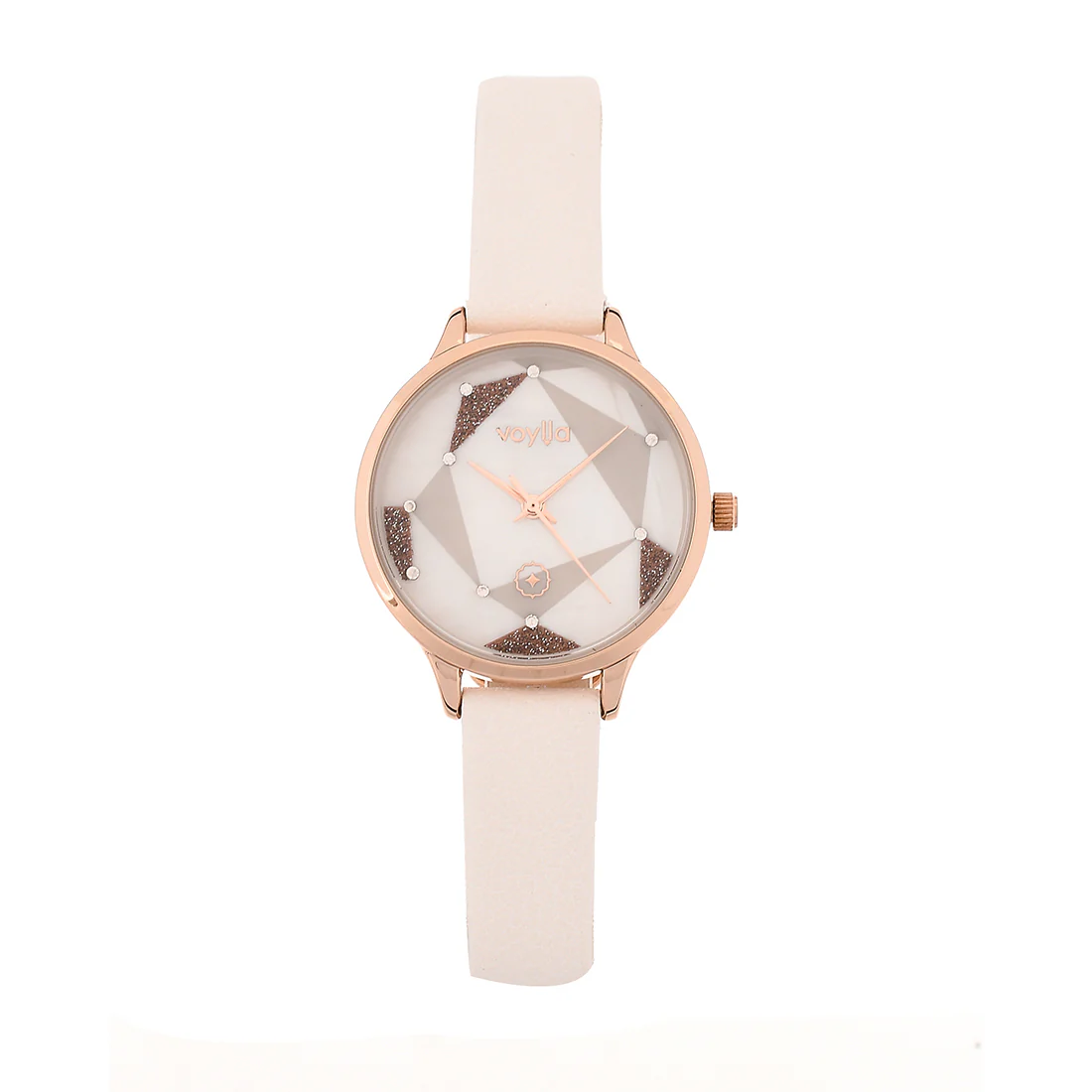 Voylla Lattice Pattern Dial Watch - Image 3