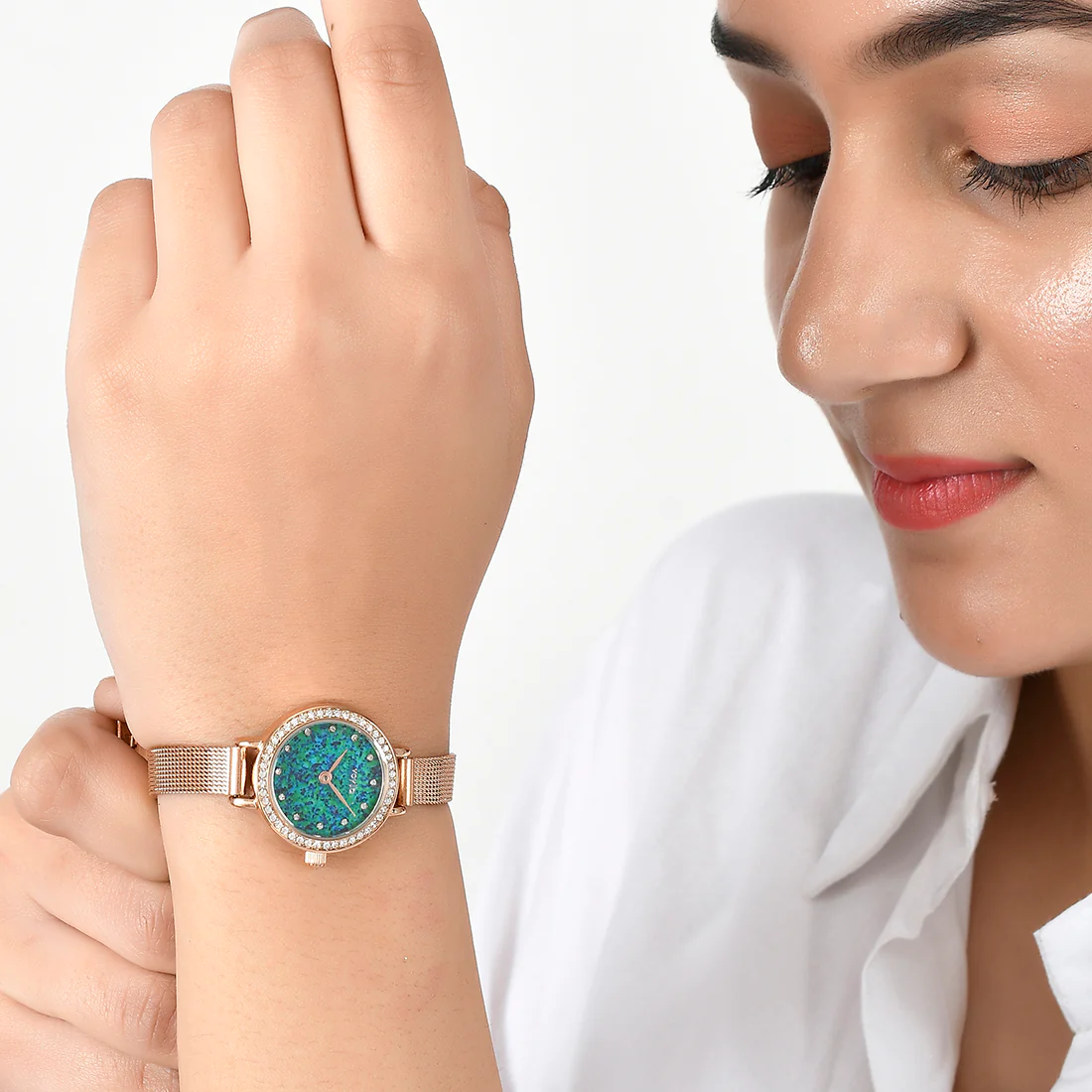 Voylla Light Blue Dial Analog Watch - Ideal For Gifting - Image 2