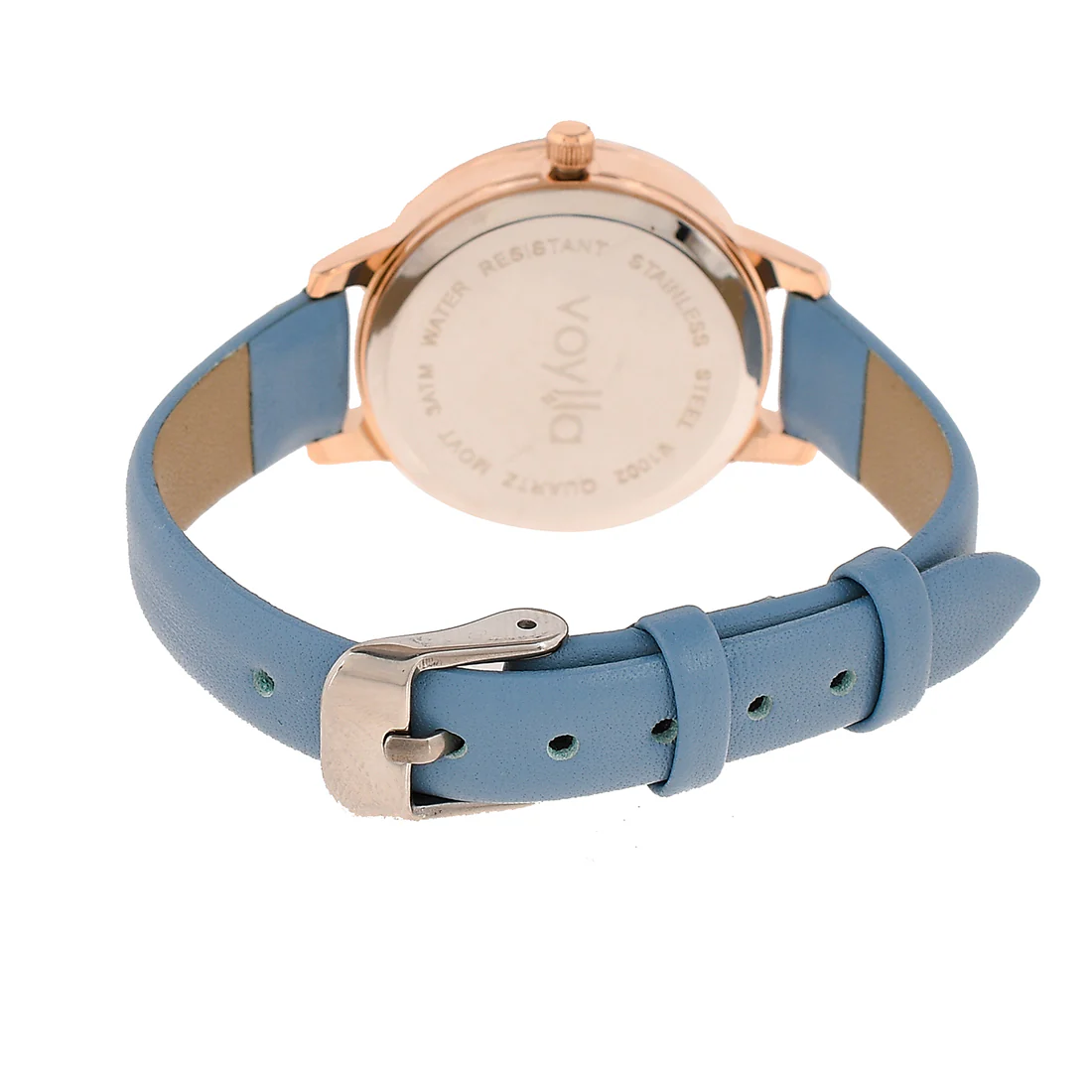 Voylla Light Blue Dial Analog Watch for Elegant Style - Image 4
