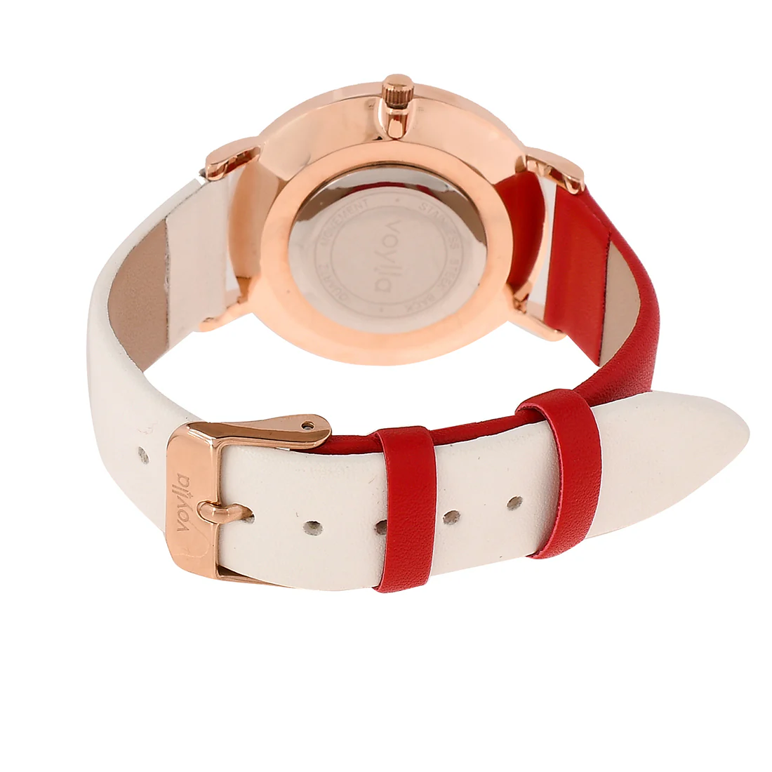 Voylla Red and White Dial Watch - Image 4