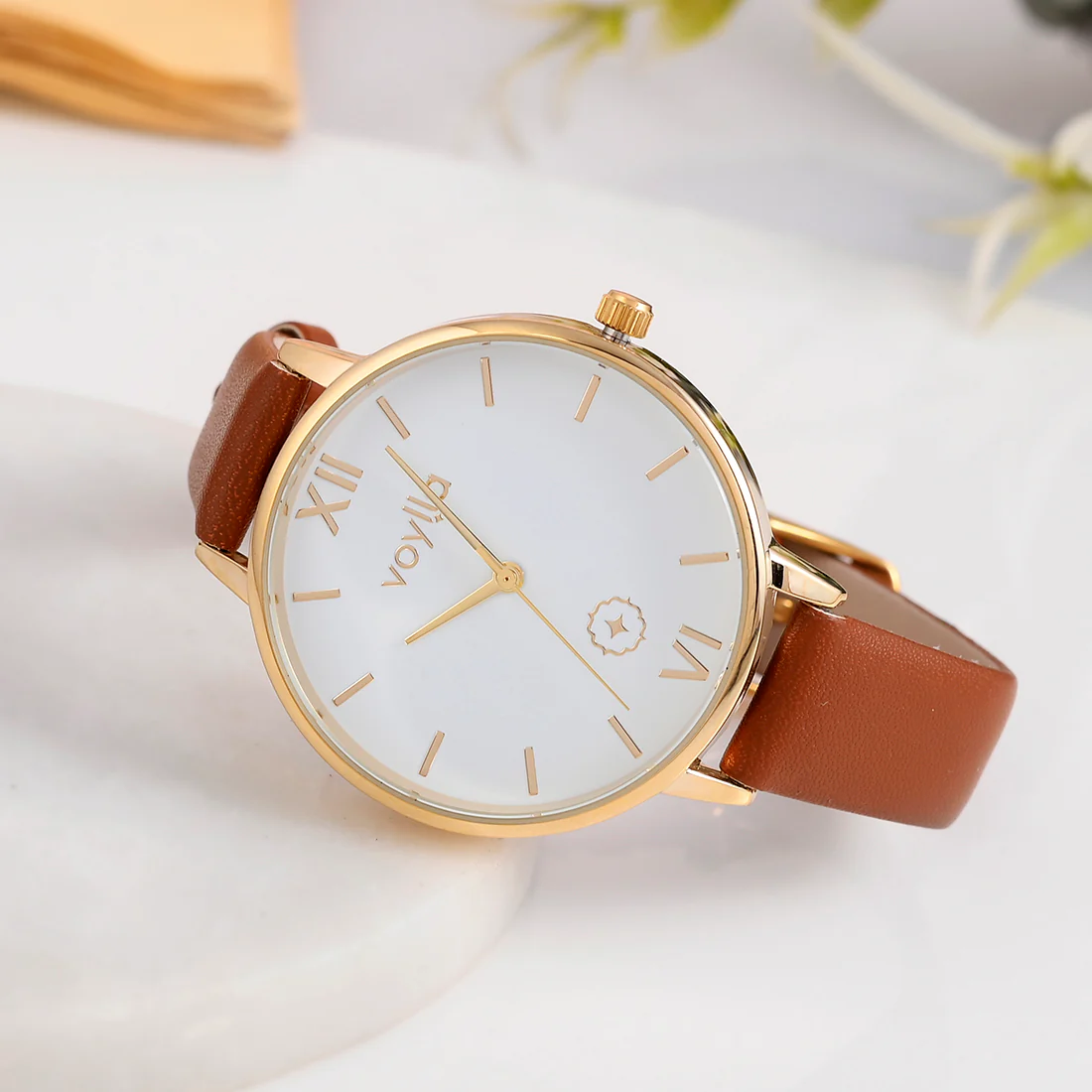 Voylla Red Strap Analog Watch