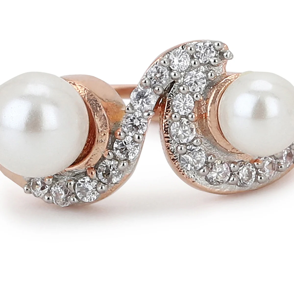 VOYLLA Rose Gold Brass Rings - Image 5