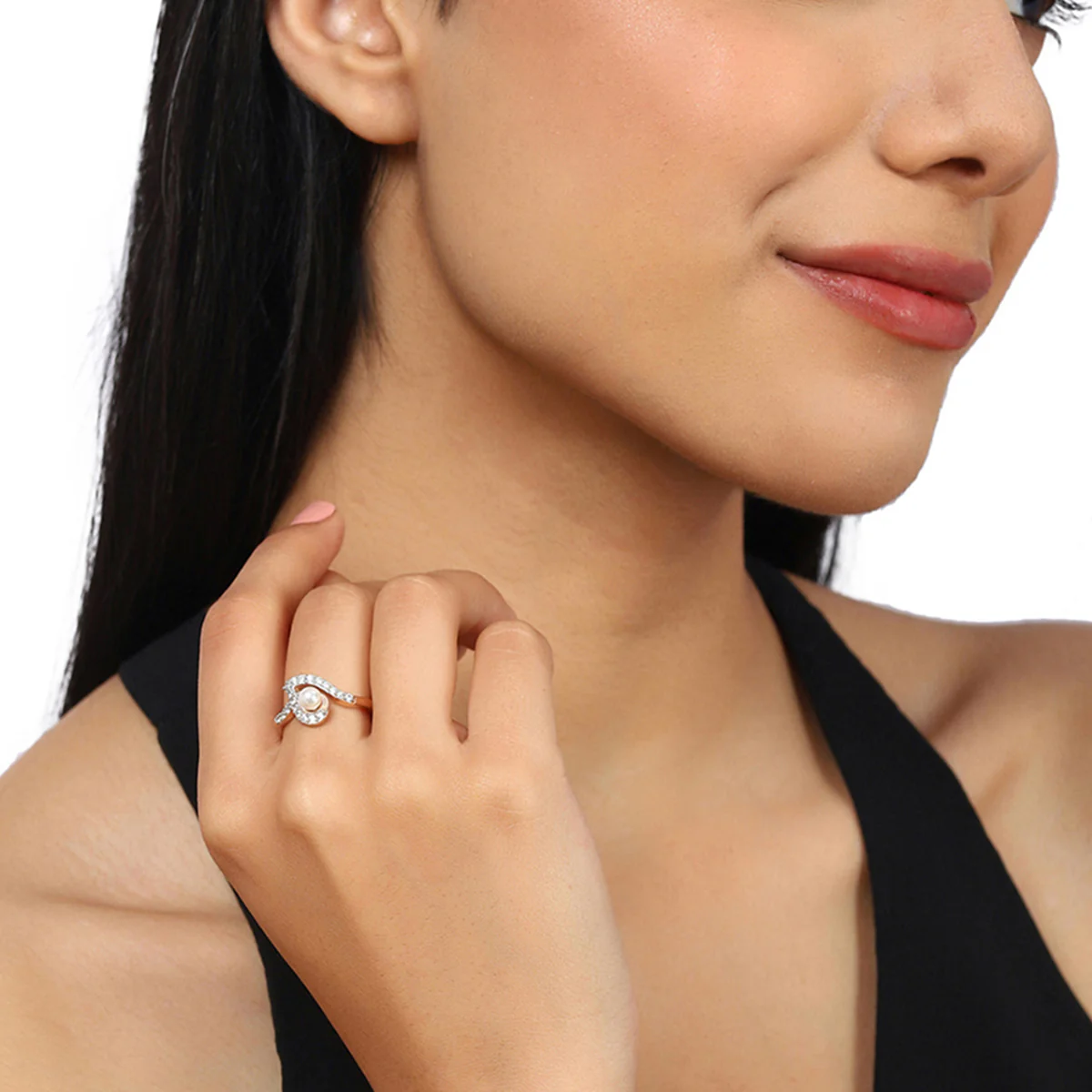 VOYLLA Rose Gold Brass Rings - Image 2