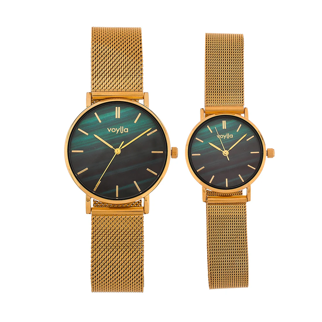 Voylla Green Dial Couple Watches - Image 3