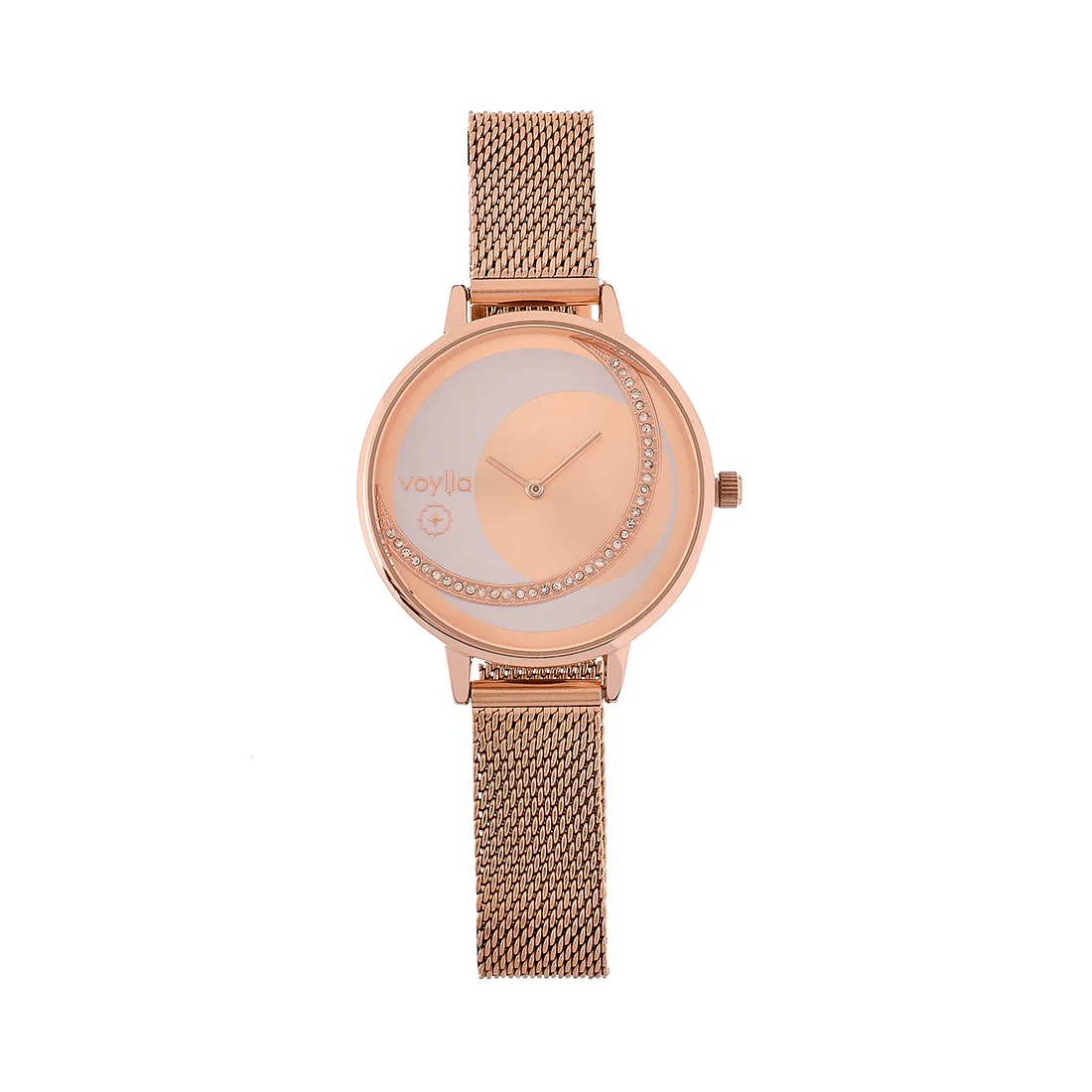 Voylla Rose Gold Plated Analog Watch - Image 4