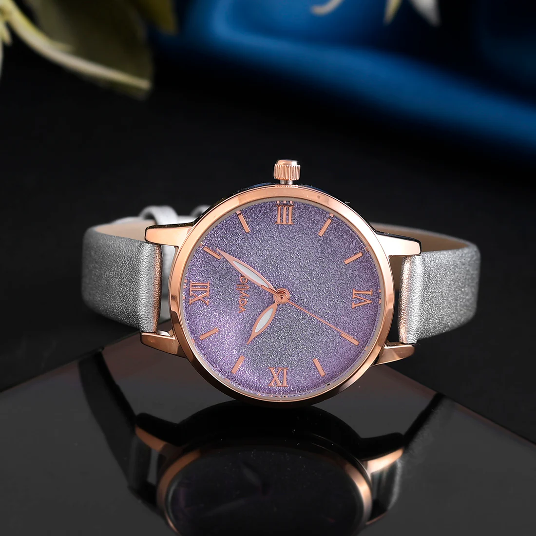 Voylla Purple Dial Analog Watch