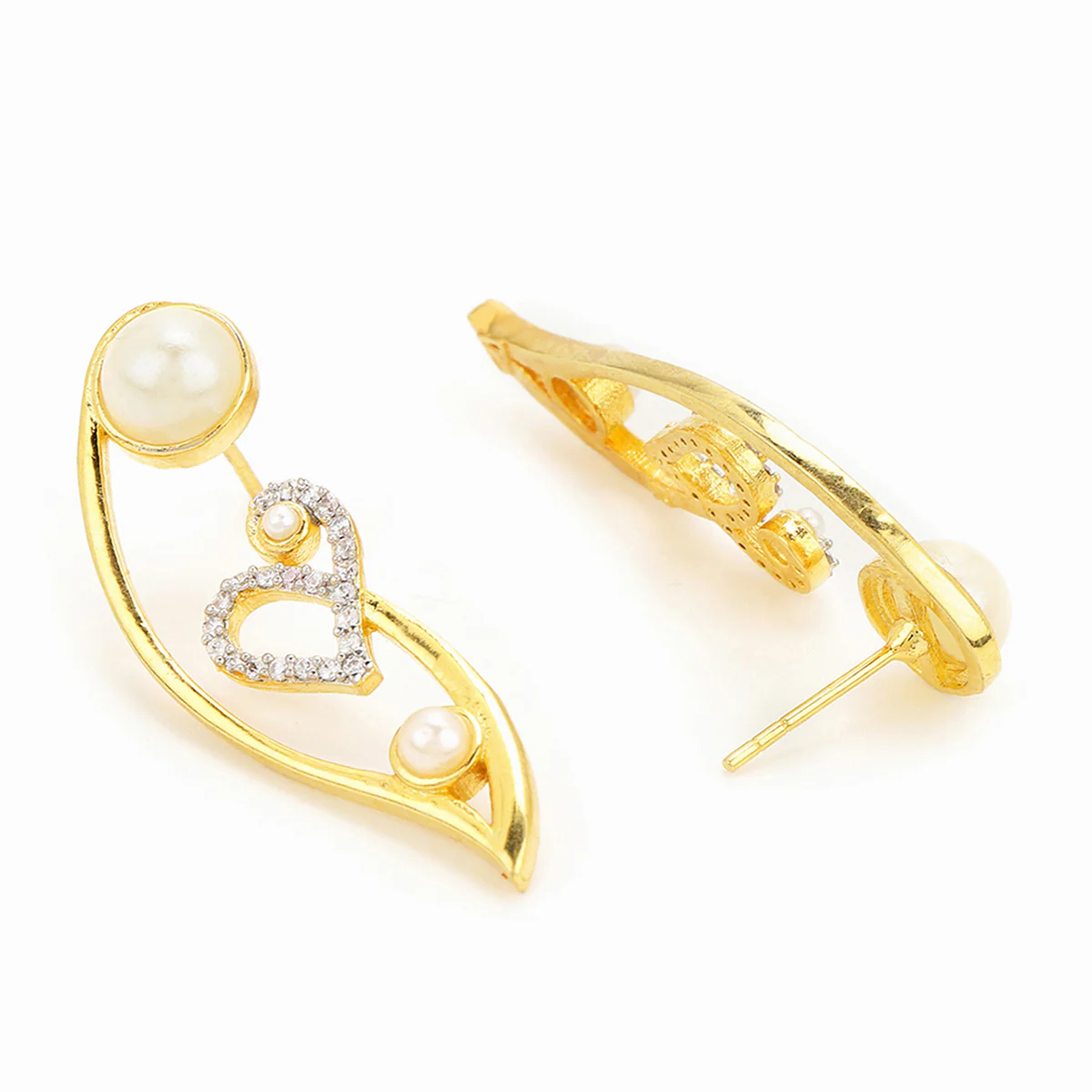 Voylla Gold-Plated Brass Earrings - Image 4
