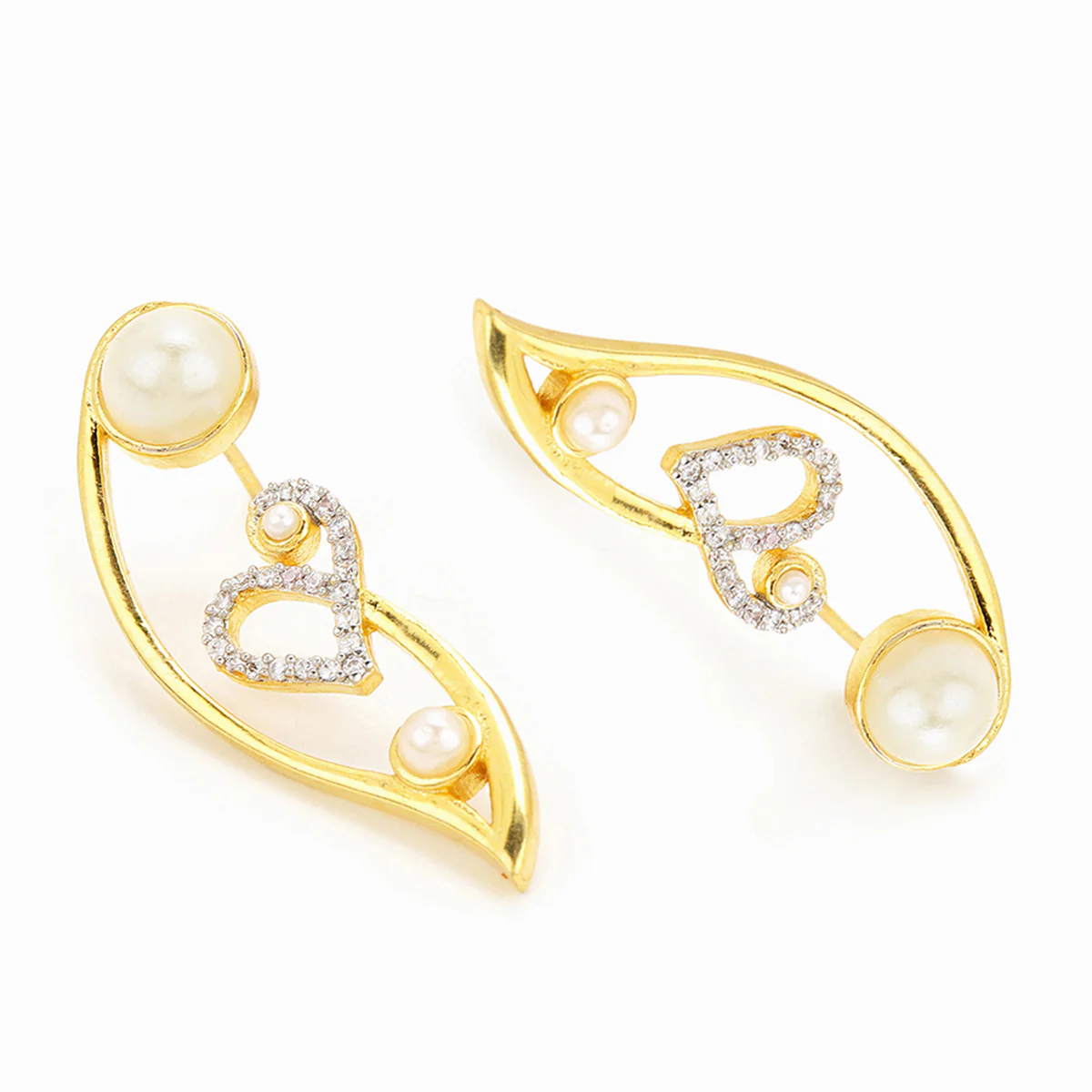 Voylla Gold-Plated Brass Earrings - Image 5