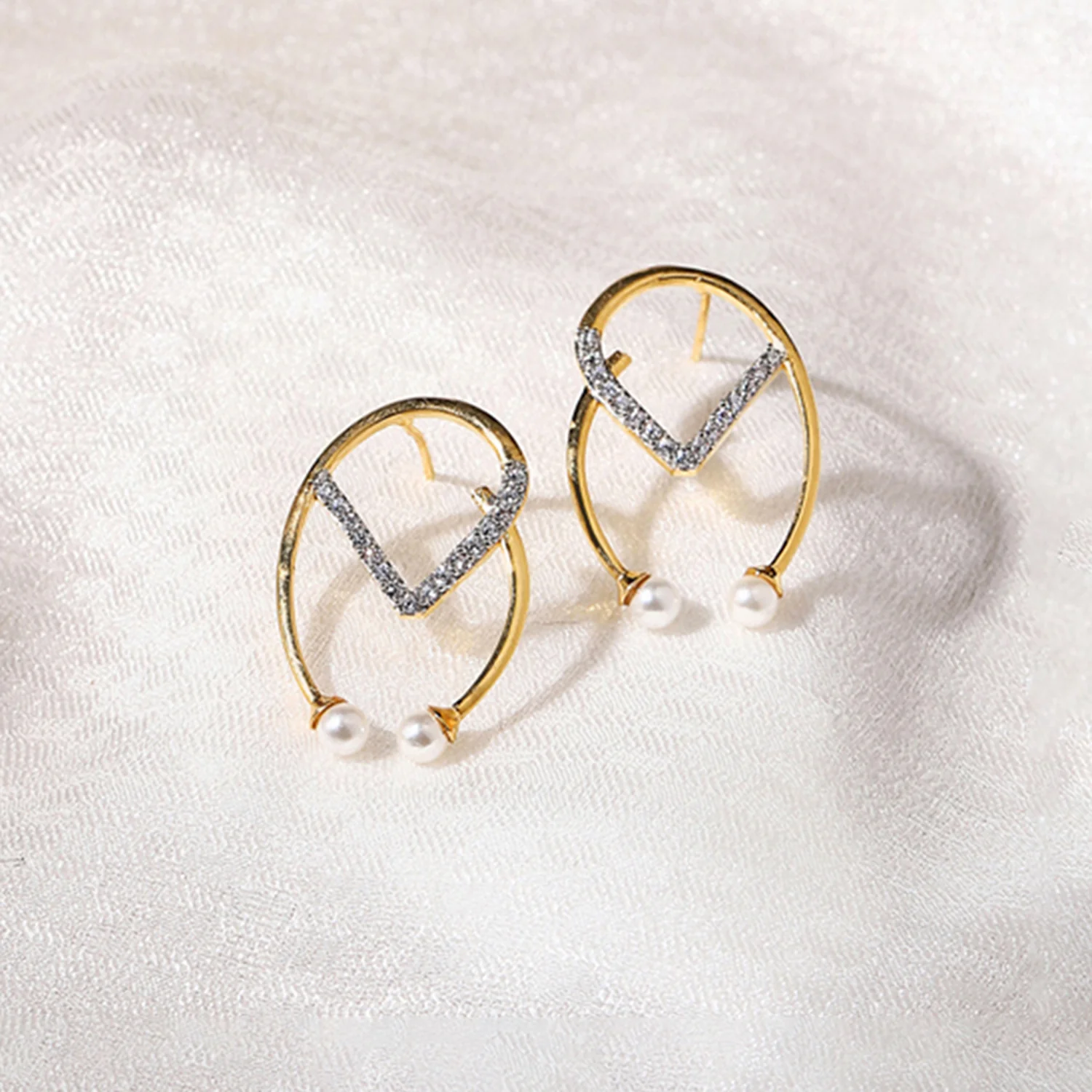 Voylla Rose Gold-Plated Brass Earrings
