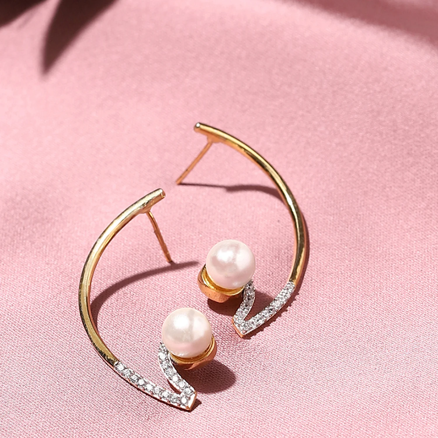 Voylla Gold-plated Brass Earrings