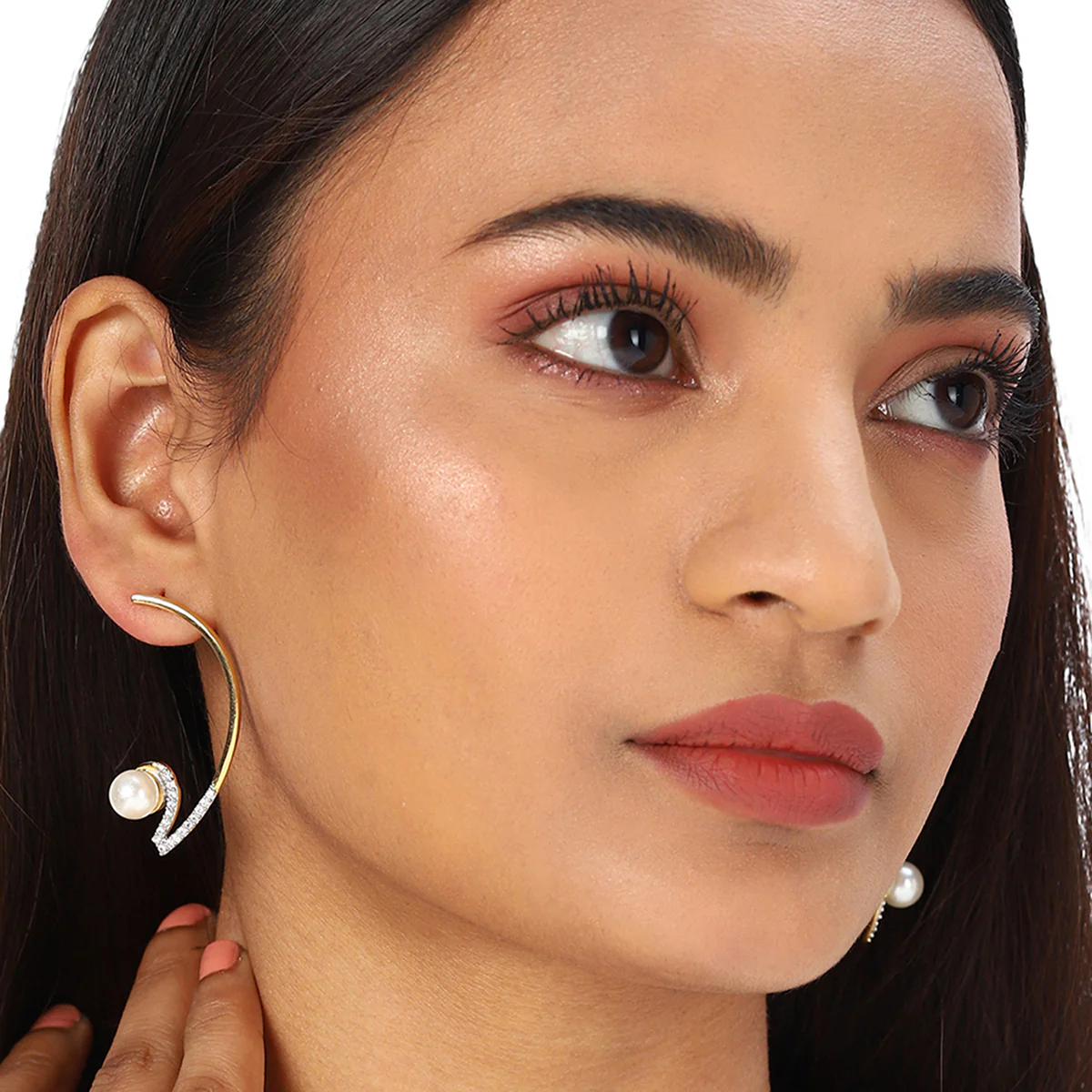 Voylla Gold-plated Brass Earrings - Image 2