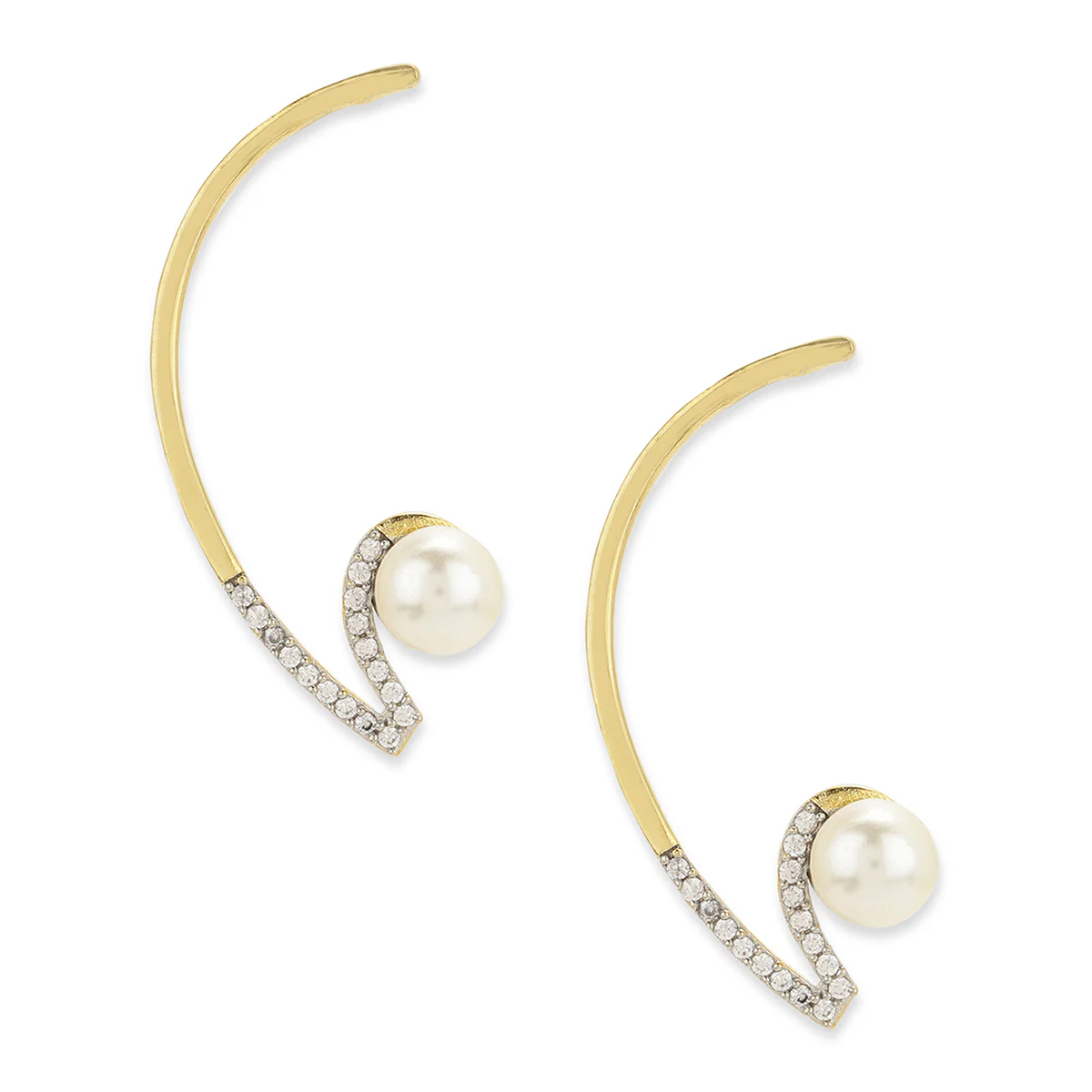 Voylla Gold-plated Brass Earrings - Image 3