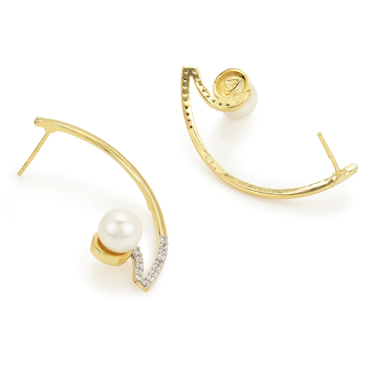 Voylla Gold-plated Brass Earrings - Image 4