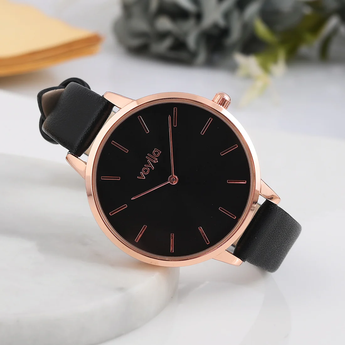 Voylla Black Dial Fashion Watch