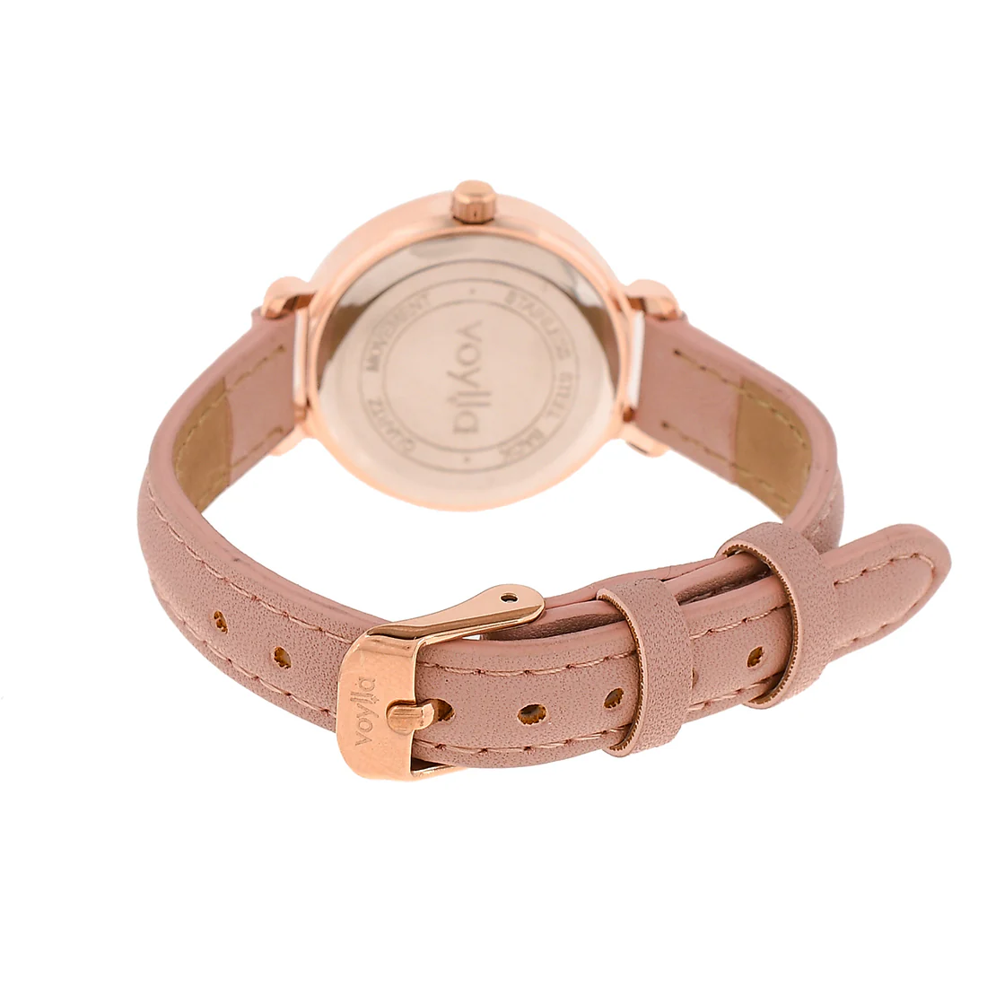 Voylla Rose Gold Plated Floral Dial Watch - Image 5