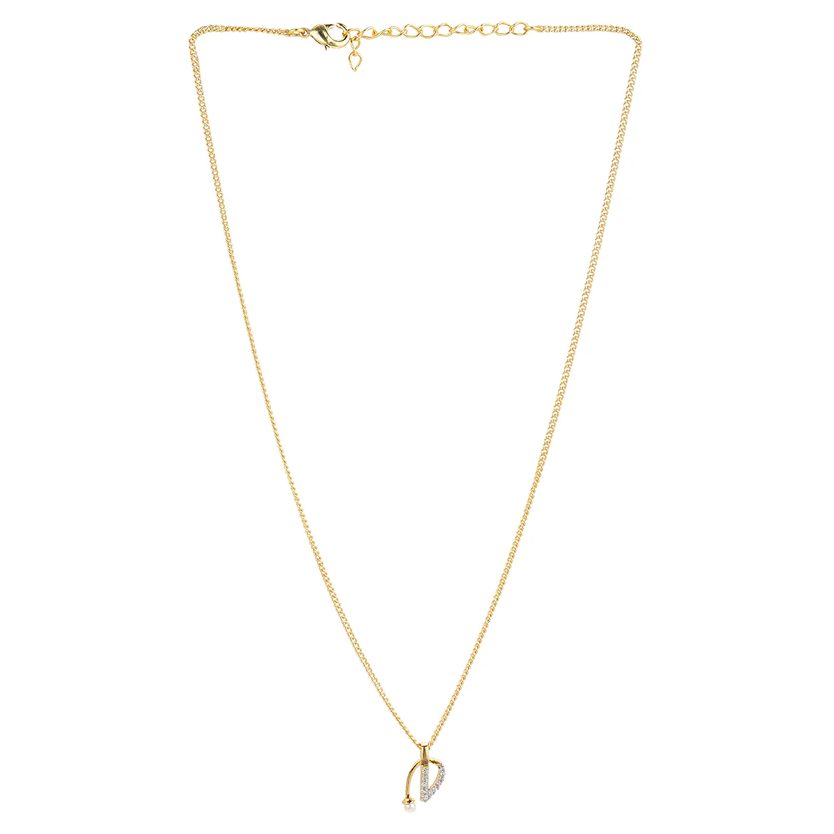 Voylla Rose gold-plated pendant set - Image 4