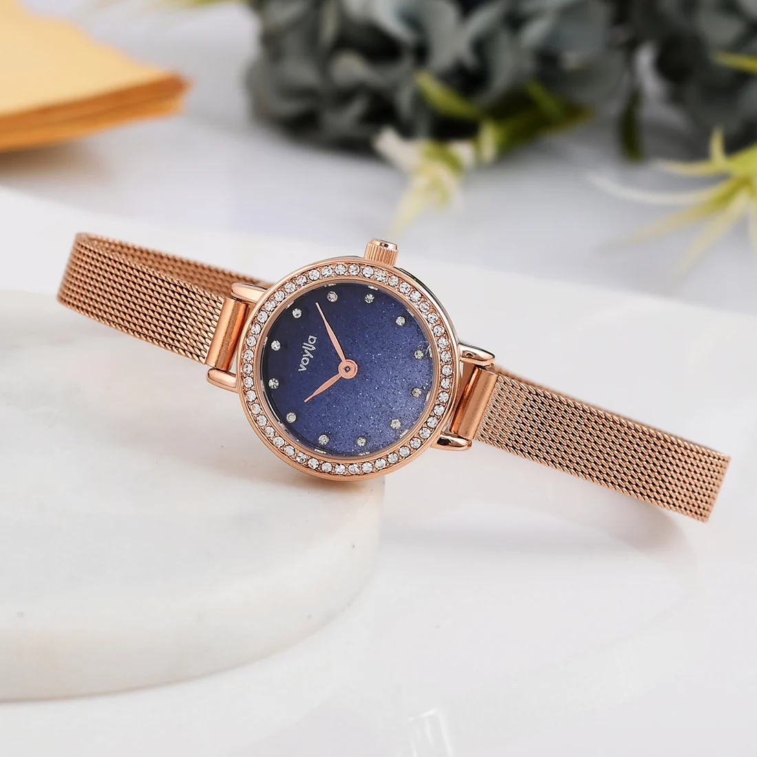 Voylla Midnight Blue Dial Analog Watch