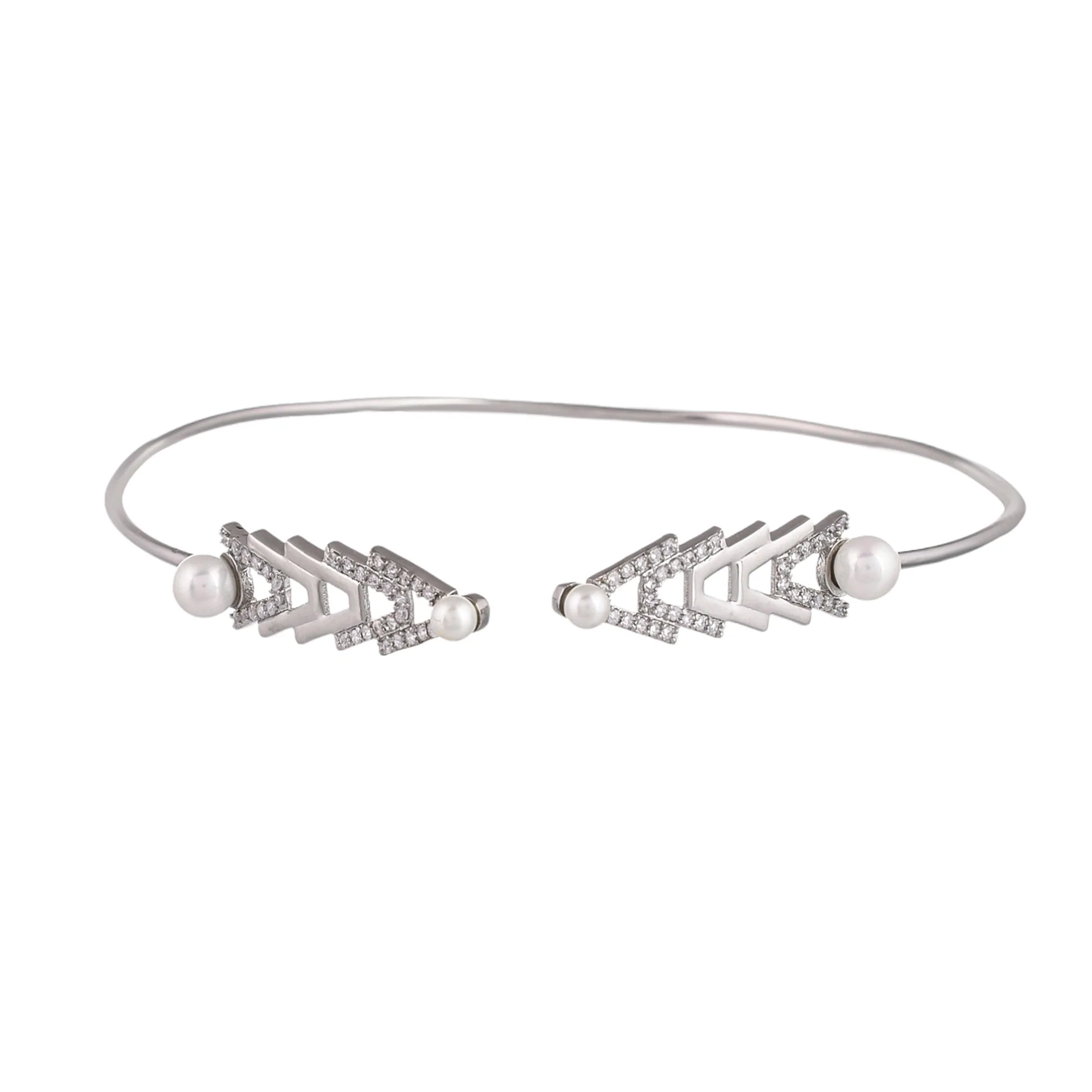 Voylla Silver-Plated Brass Necklace - Image 3