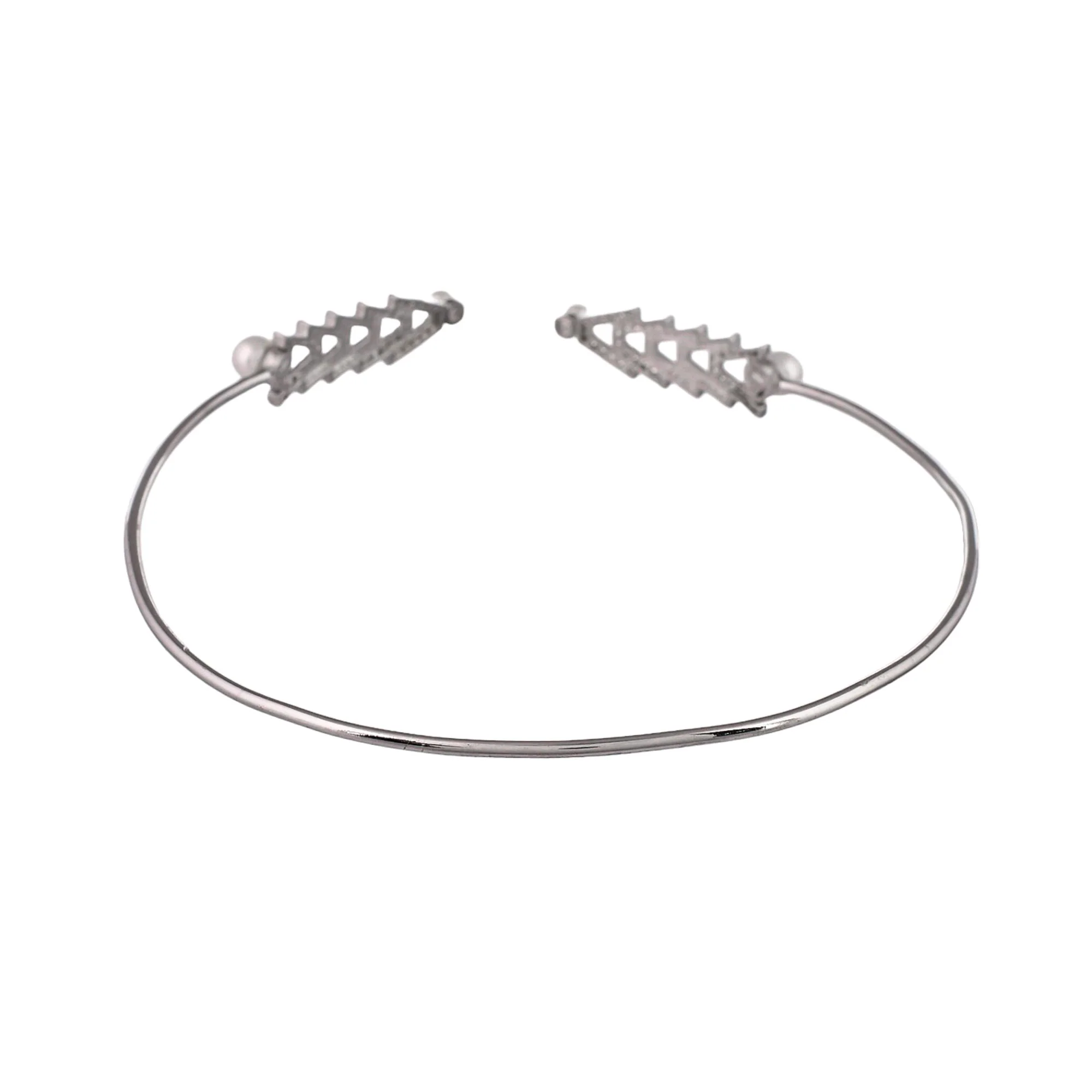 Voylla Silver-Plated Brass Necklace - Image 4