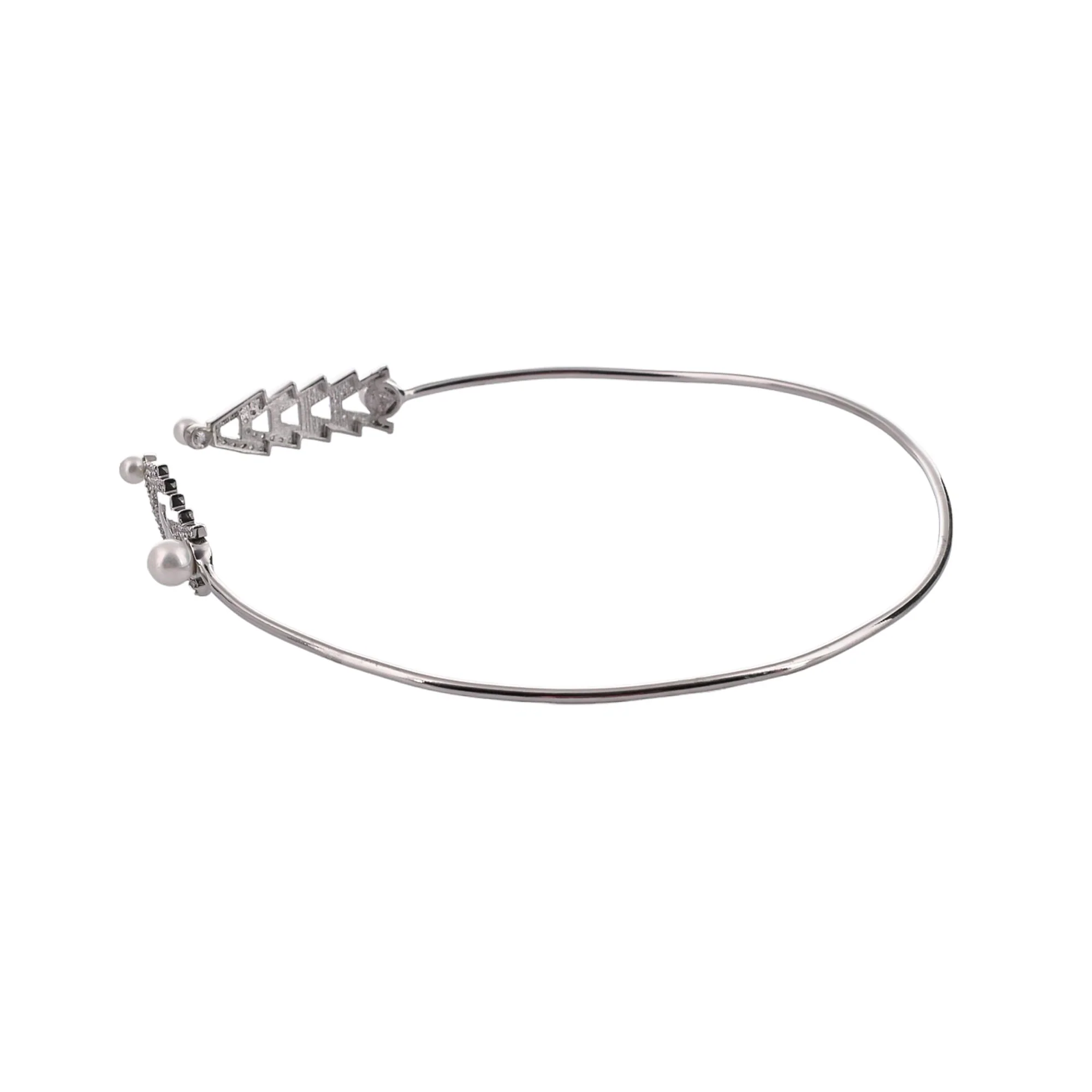 Voylla Silver-Plated Brass Necklace - Image 5