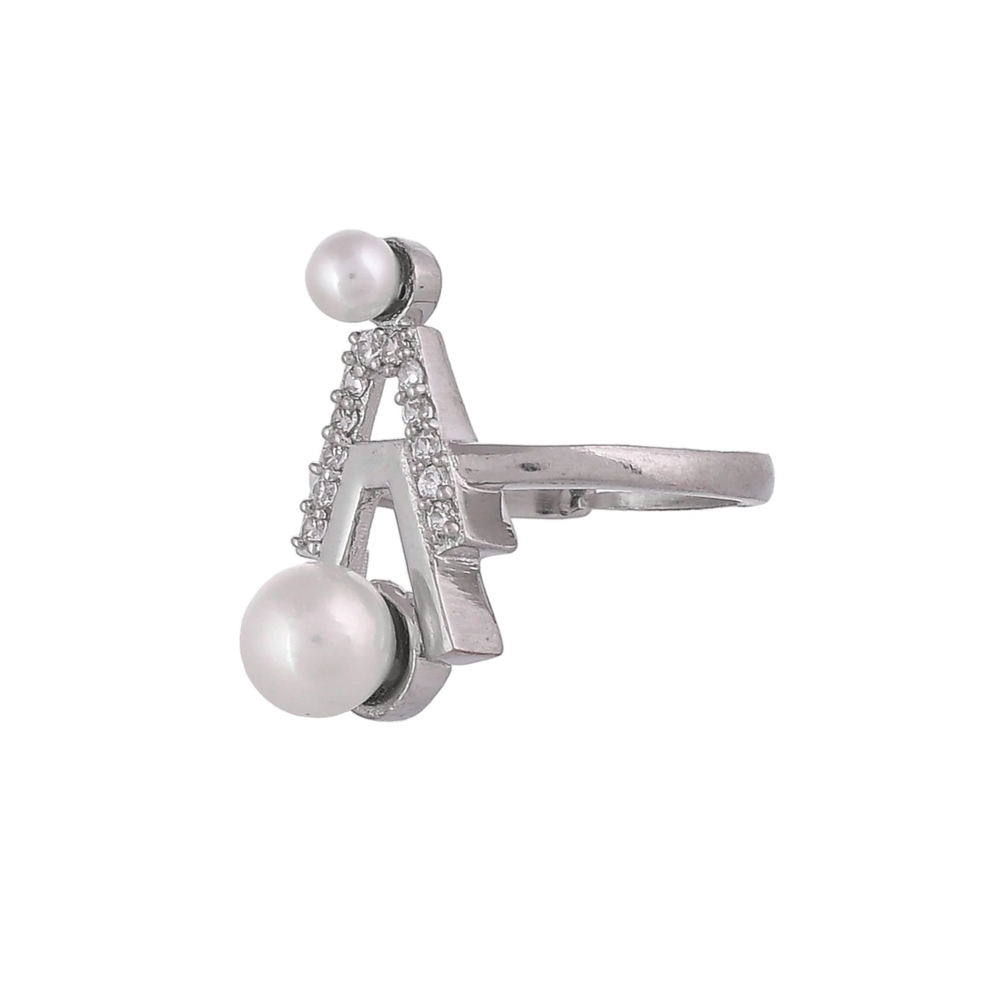 Voylla Silver-Plated Brass Ring - Image 3