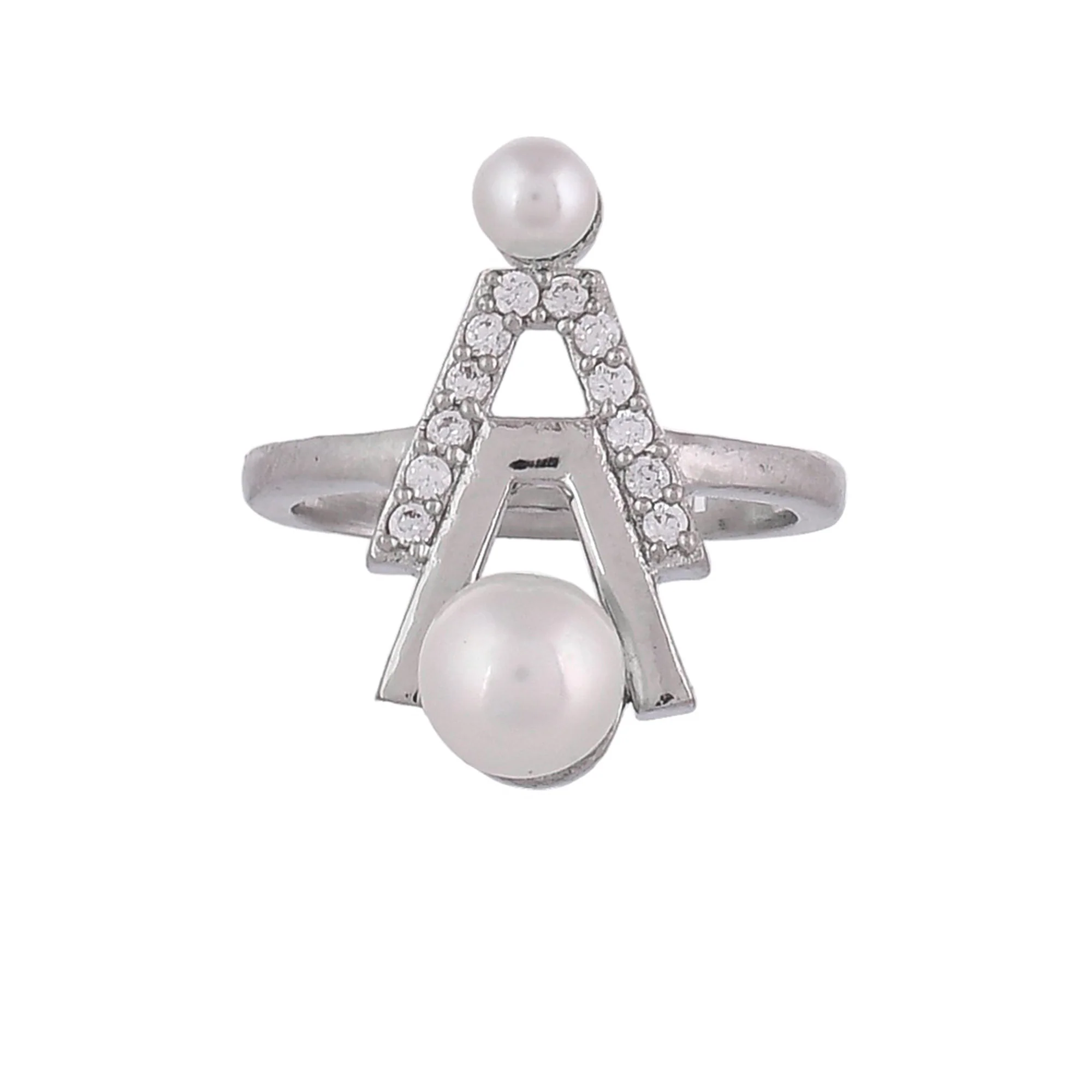 Voylla Silver-Plated Brass Ring - Image 4