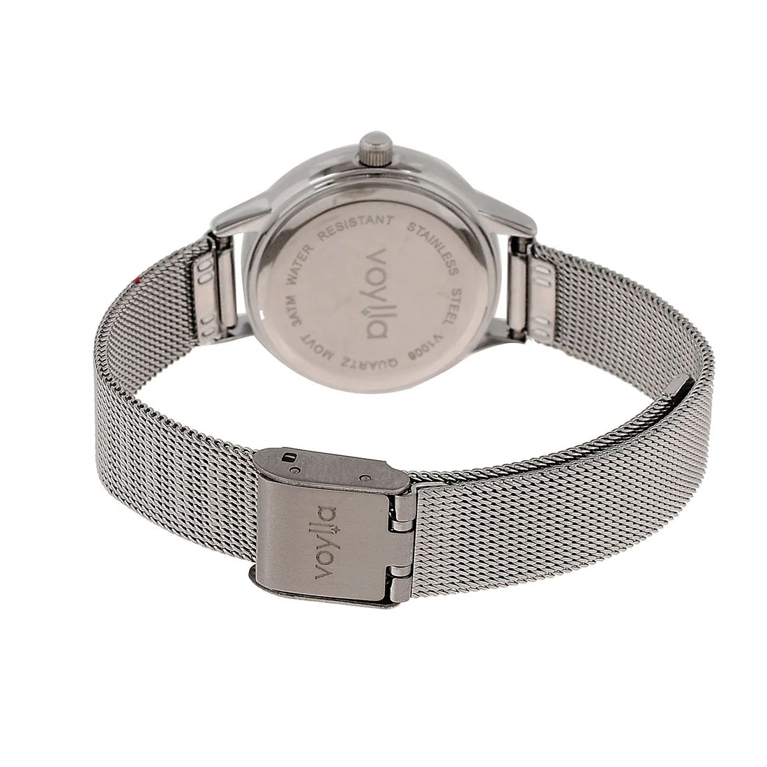Voylla Black and Silver Luxury Watch - Elegant and Stylish - Image 4