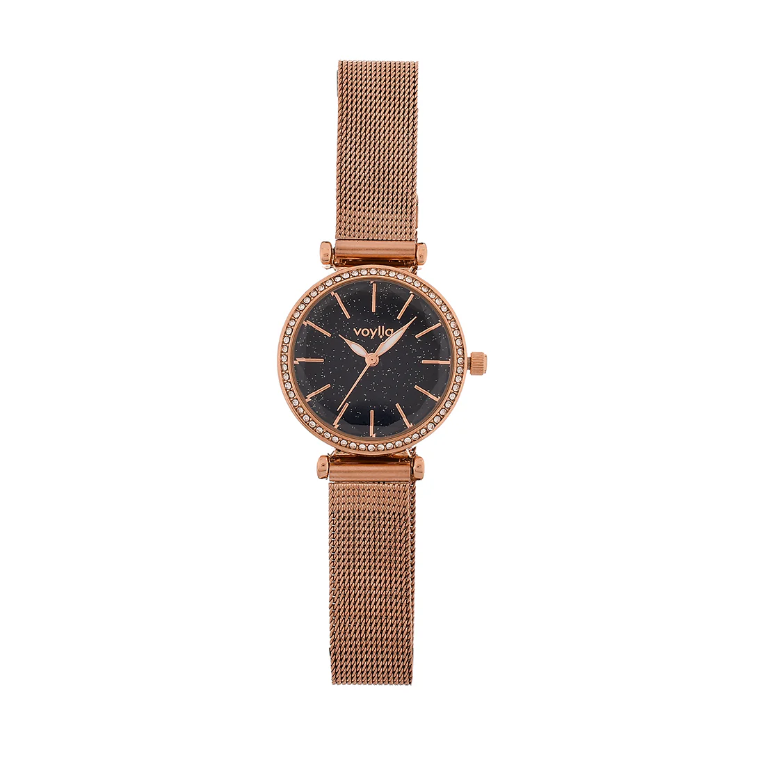 Voylla Studded Rose Gold Plated Watch - Image 3