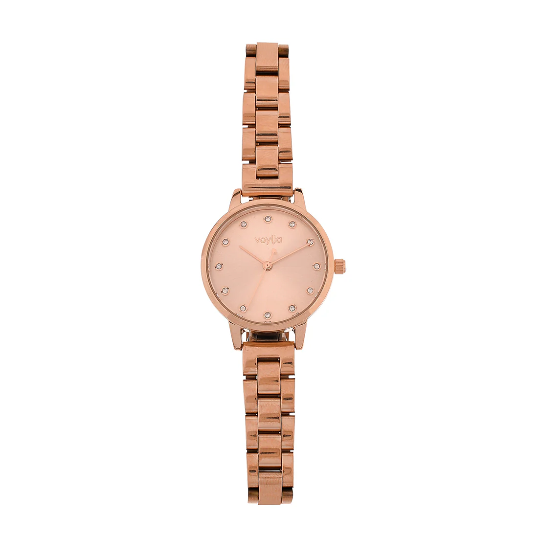 Voylla Rose Gold Tone Analog Watch - Image 4