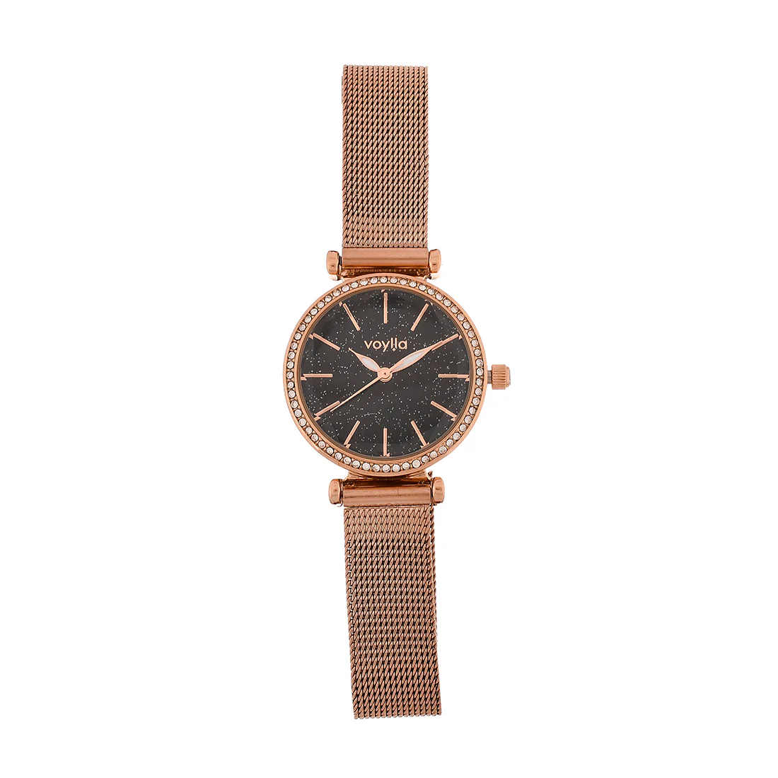 Voylla Rose Gold Plated Studded Watch - Image 3