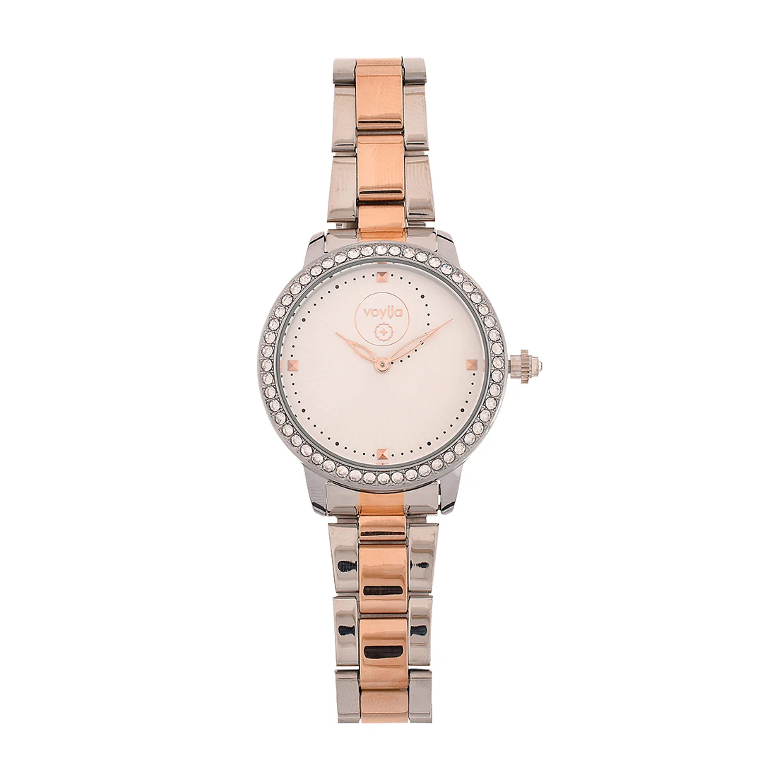 Voylla Studded Two Tone Plated Watch - Image 3