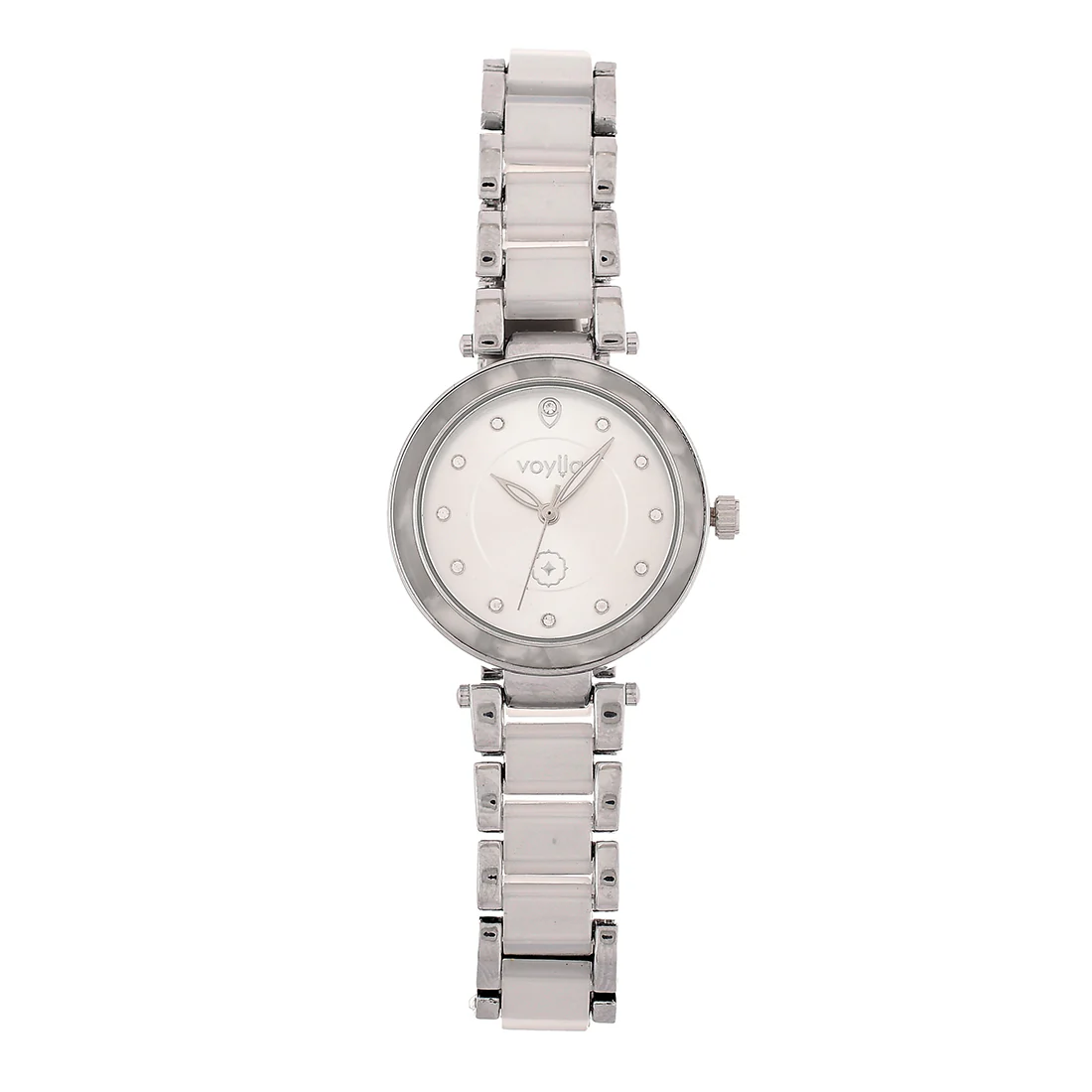 Voylla White Rhodium Plated Fashion Watch - Image 3