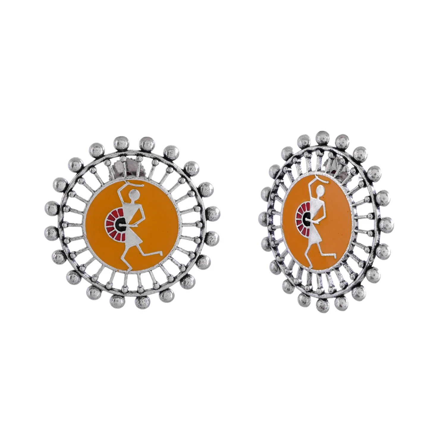 Warli Dholida Earrings - Image 4