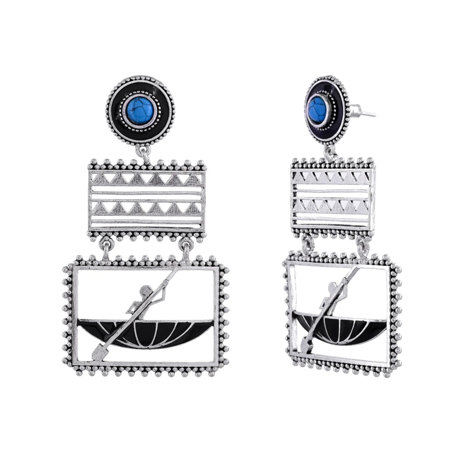 Warli Nandiyaan Ke Paar Earrings - Image 3