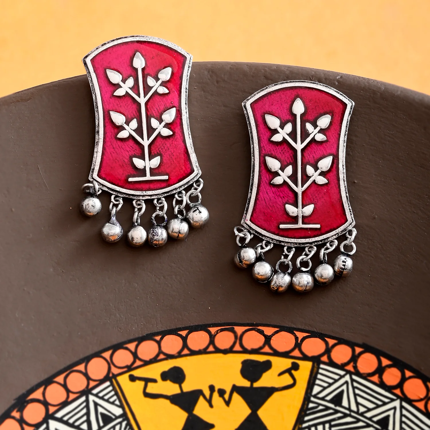 Warli Patta Chinaaro Ka Earrings
