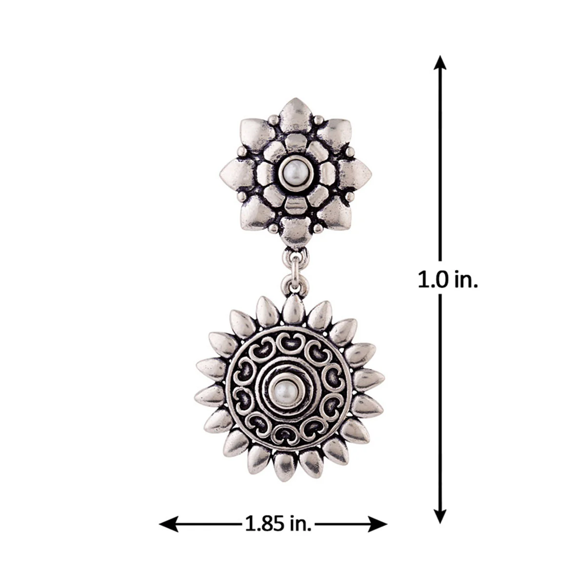 Work Essentials Layered Domes Earrings - Image 5