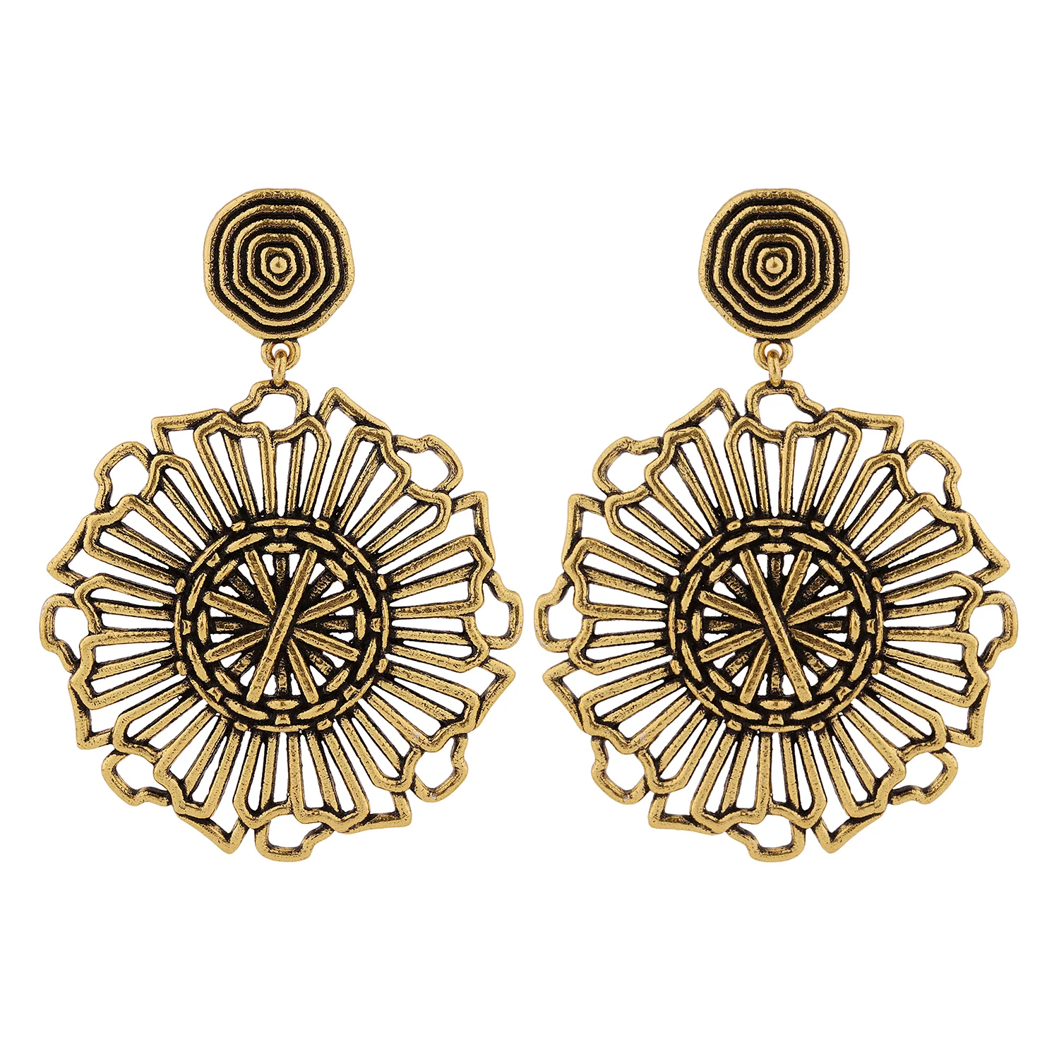 Woven Wonders Coiling Dangler Earrings - Image 4