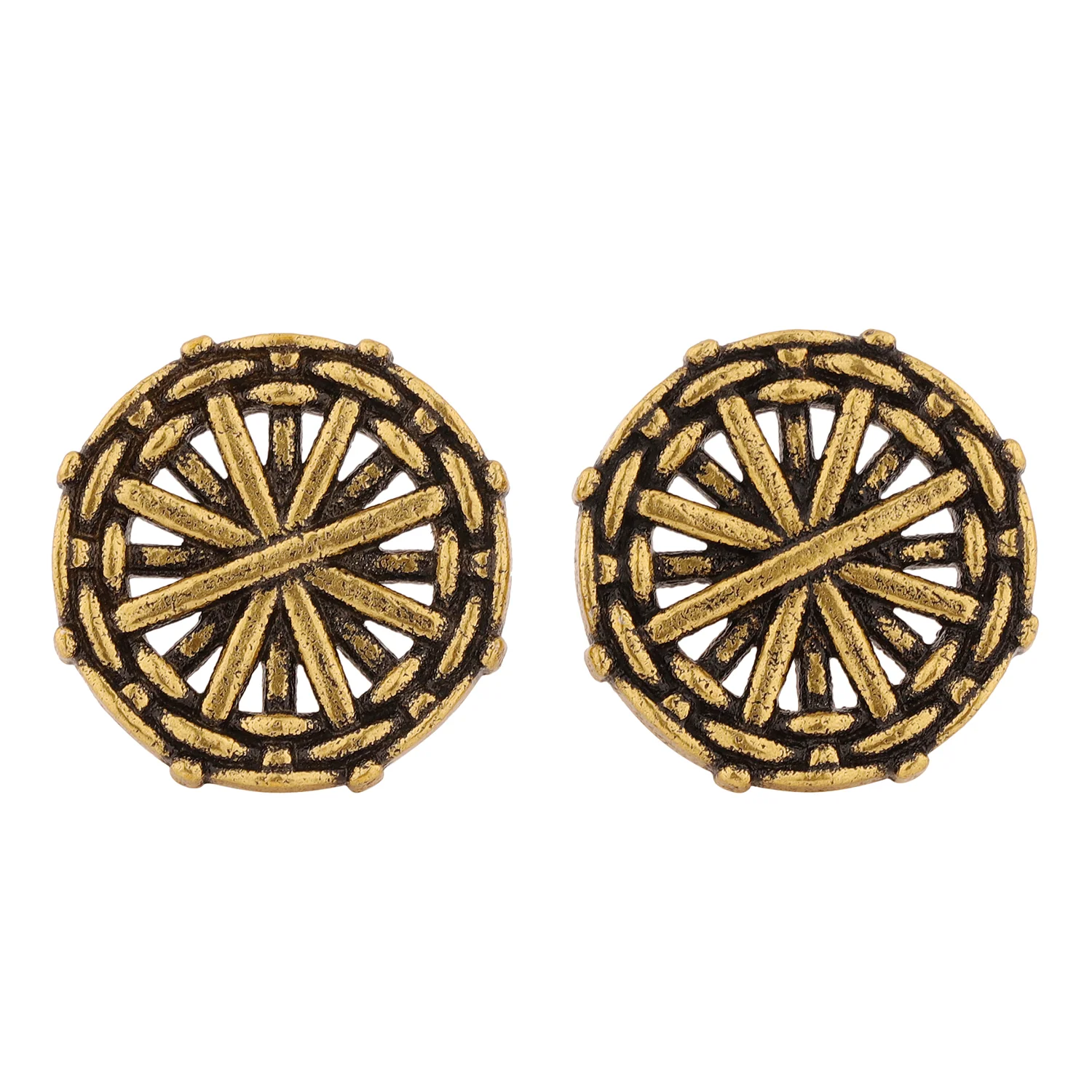 Woven Wonders Intertwined Stud Earrings - Image 4