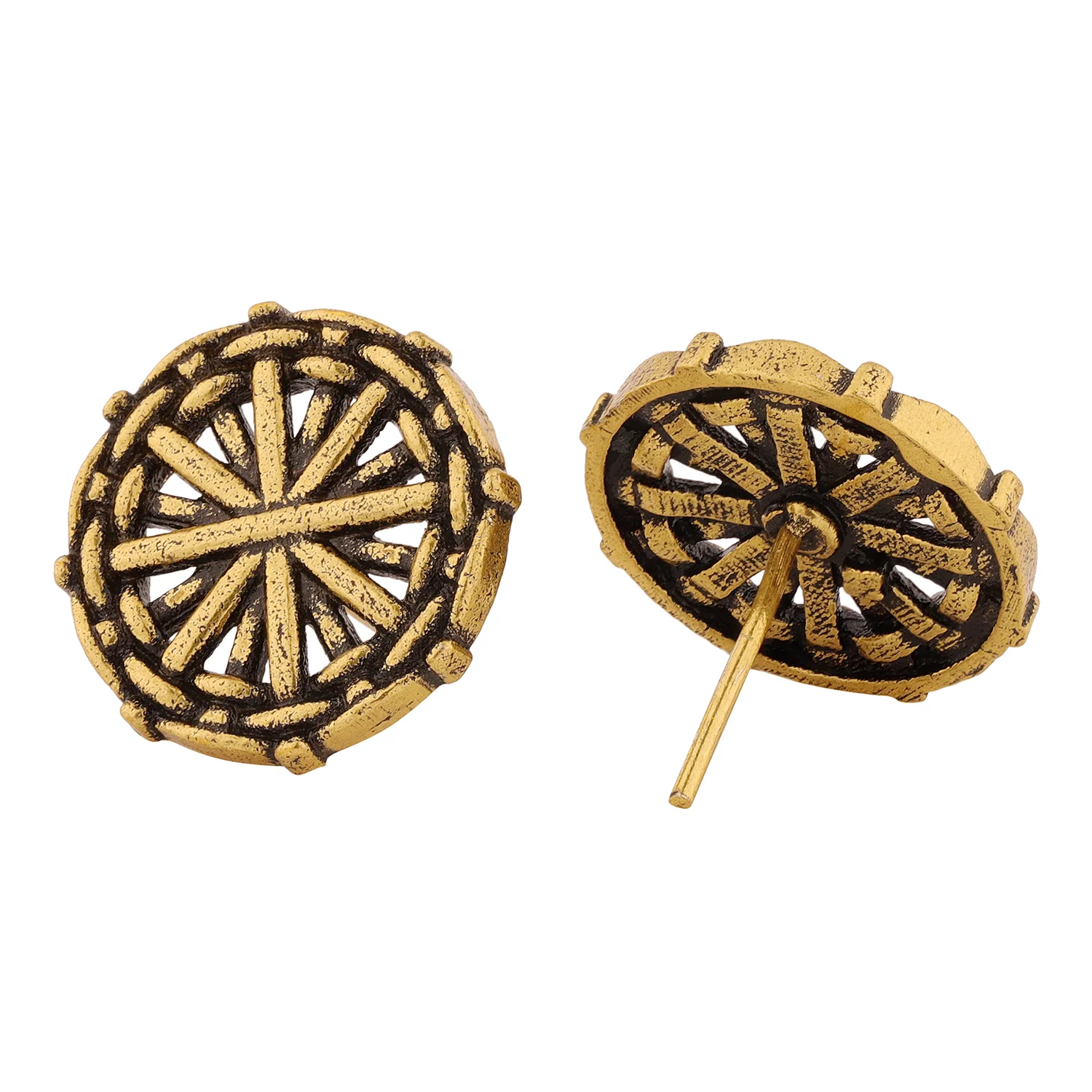 Woven Wonders Intertwined Stud Earrings - Image 5