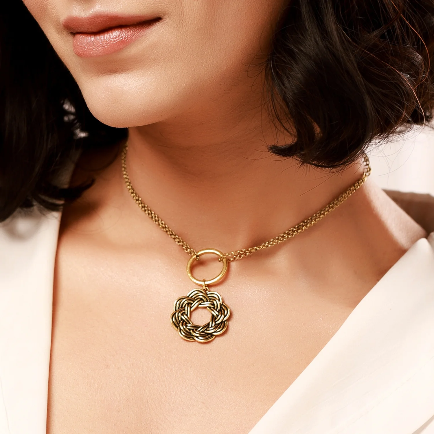 Woven Wonders Intertwist Choker Necklace - Image 2