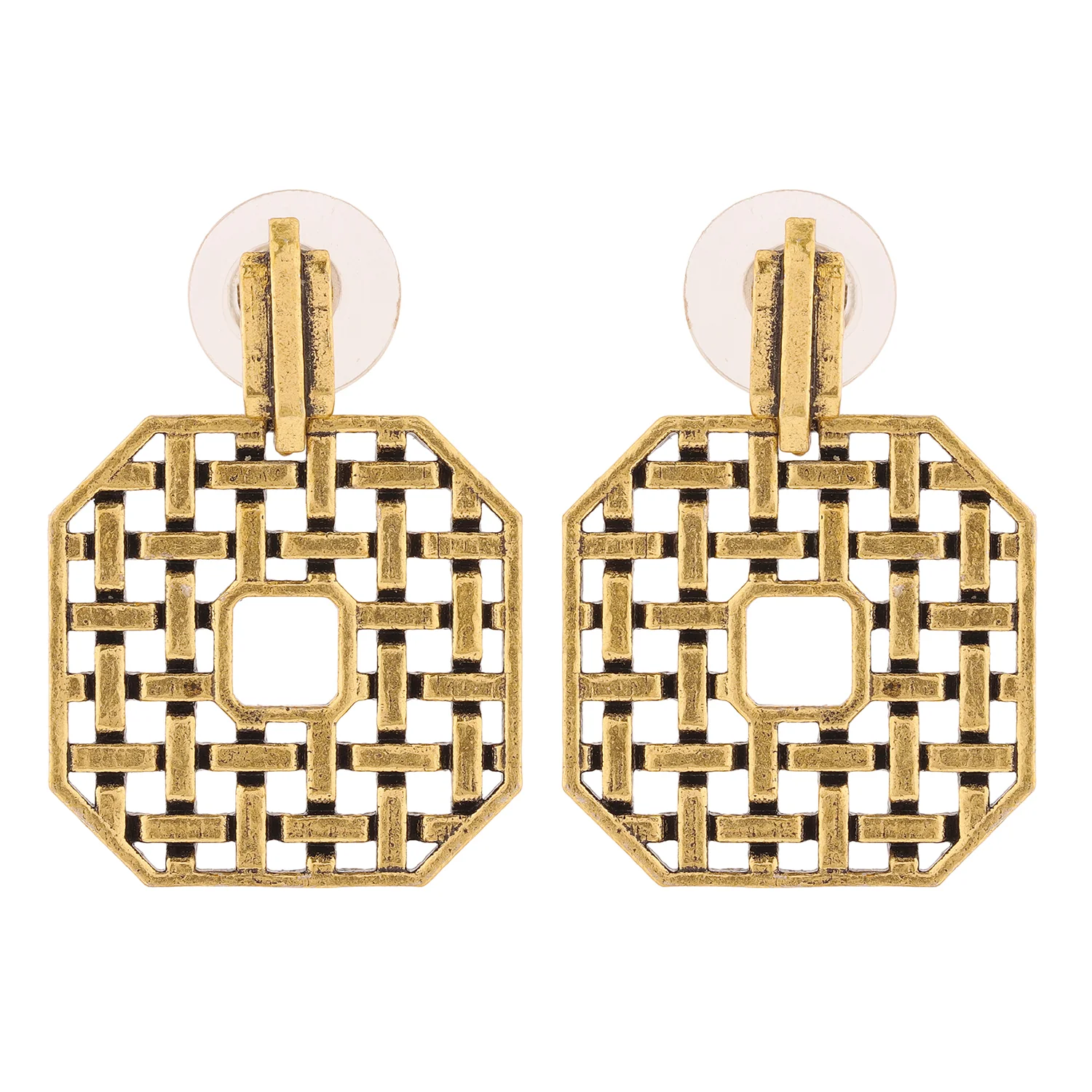 Woven Wonders Plain Weaving Dangler Earrings - Image 4