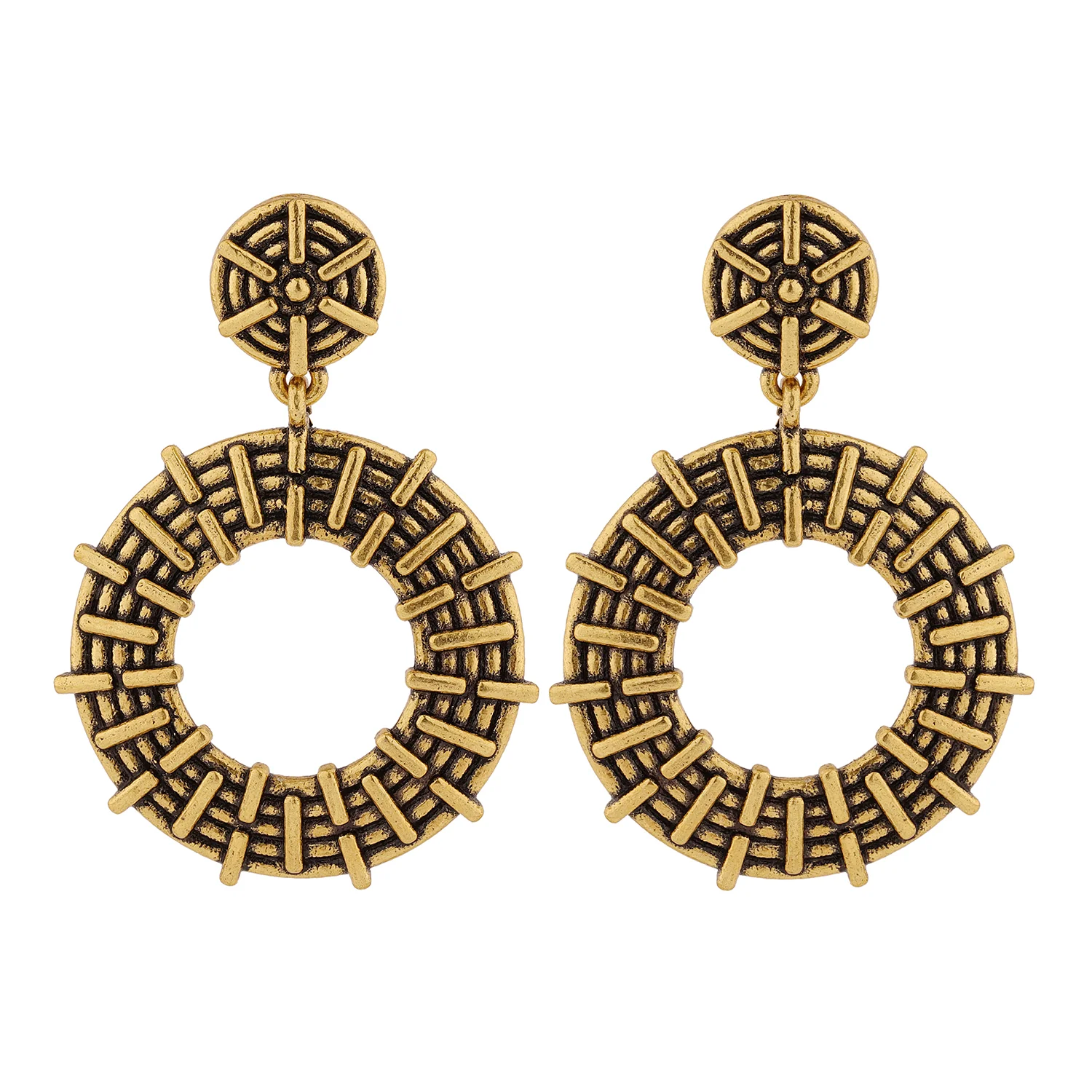 Woven Wonders Twill Dangler Earrings - Image 4