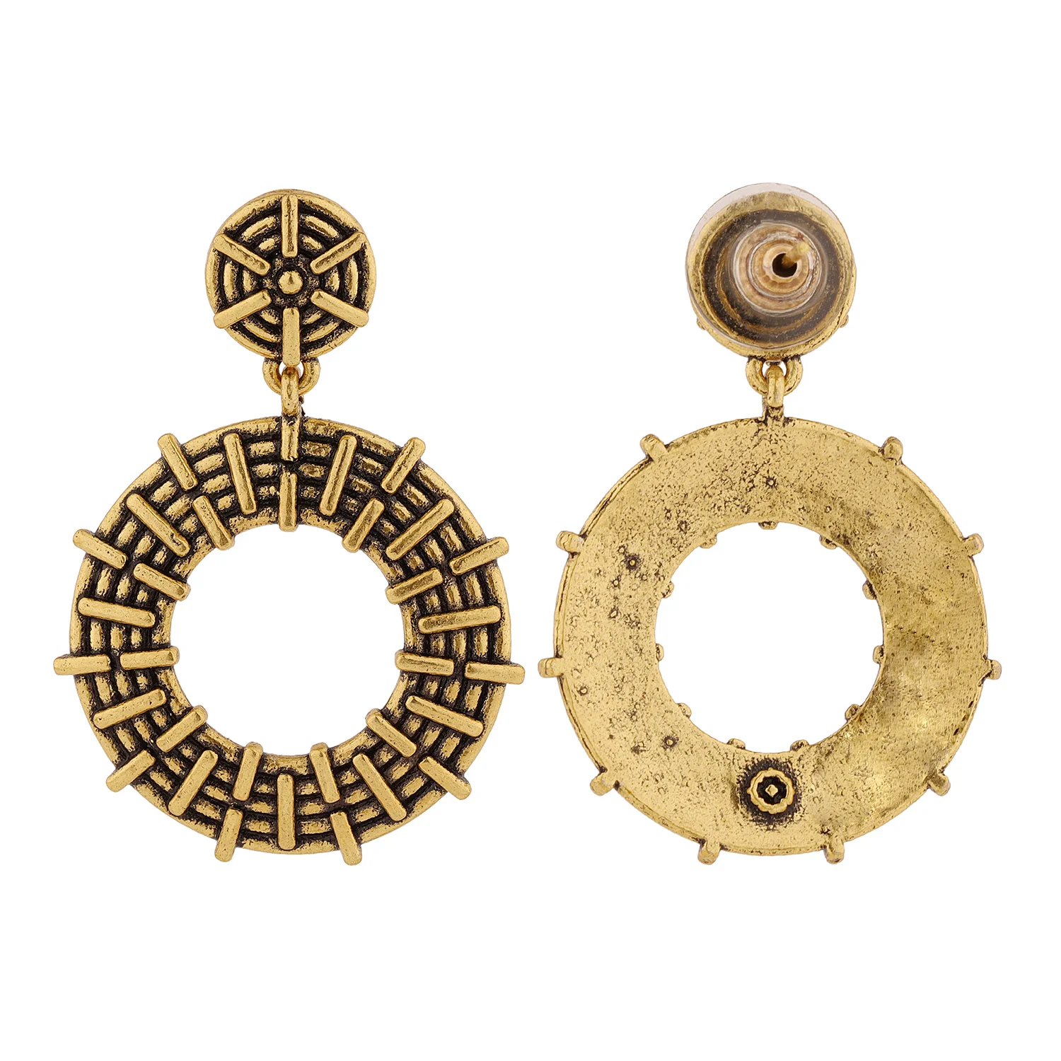 Woven Wonders Twill Dangler Earrings - Image 5