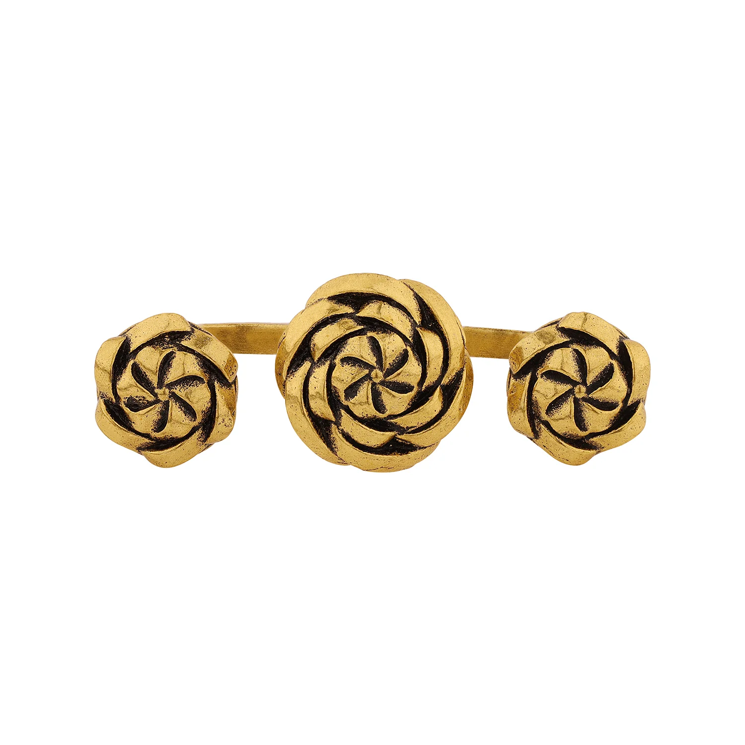 Woven Wonders Twisted Two Finger Ring - Image 4