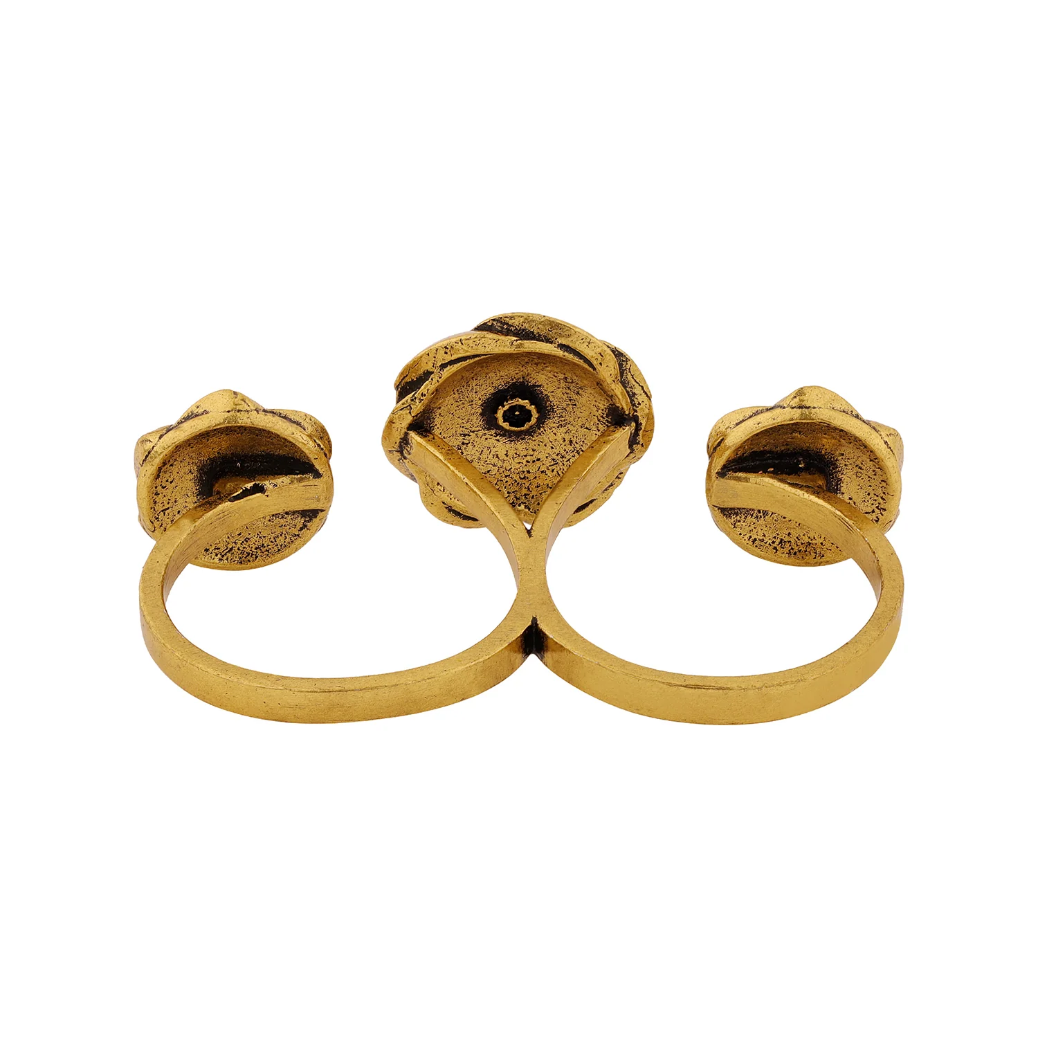 Woven Wonders Twisted Two Finger Ring - Image 6
