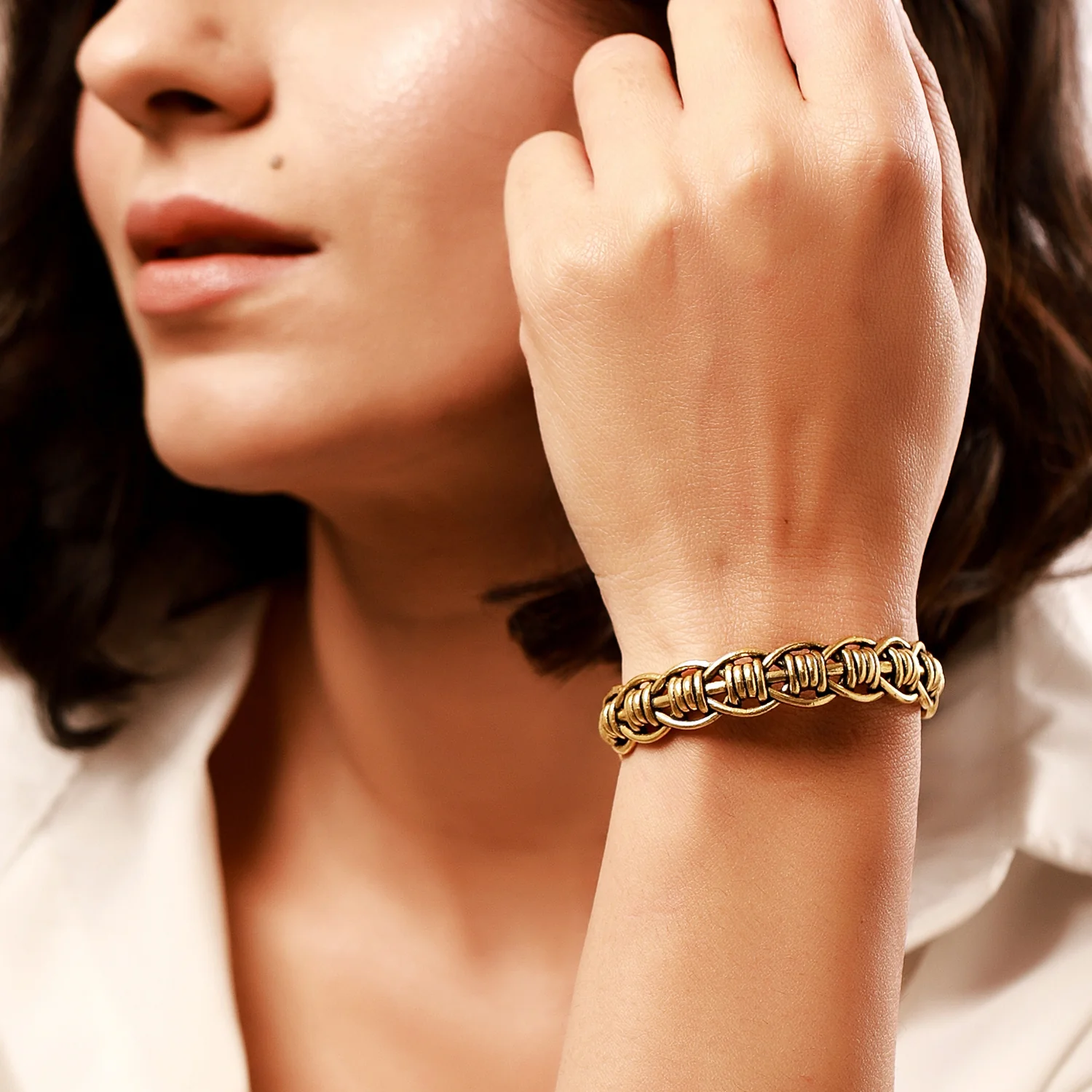 Woven Wonders Weaved Cuff Bracelet - Image 2