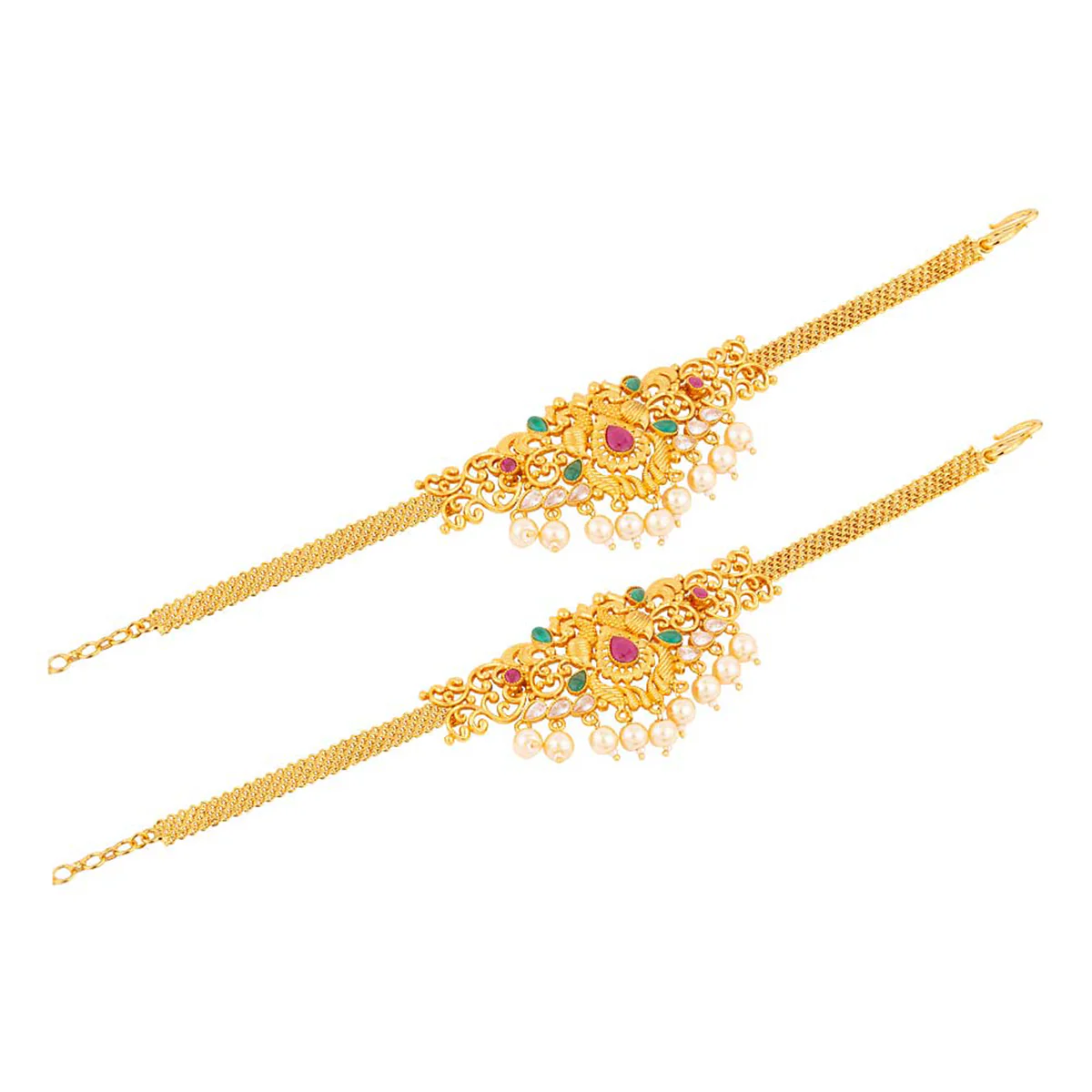 Yellow Gold Plated Complete Bridal Set - Image 7