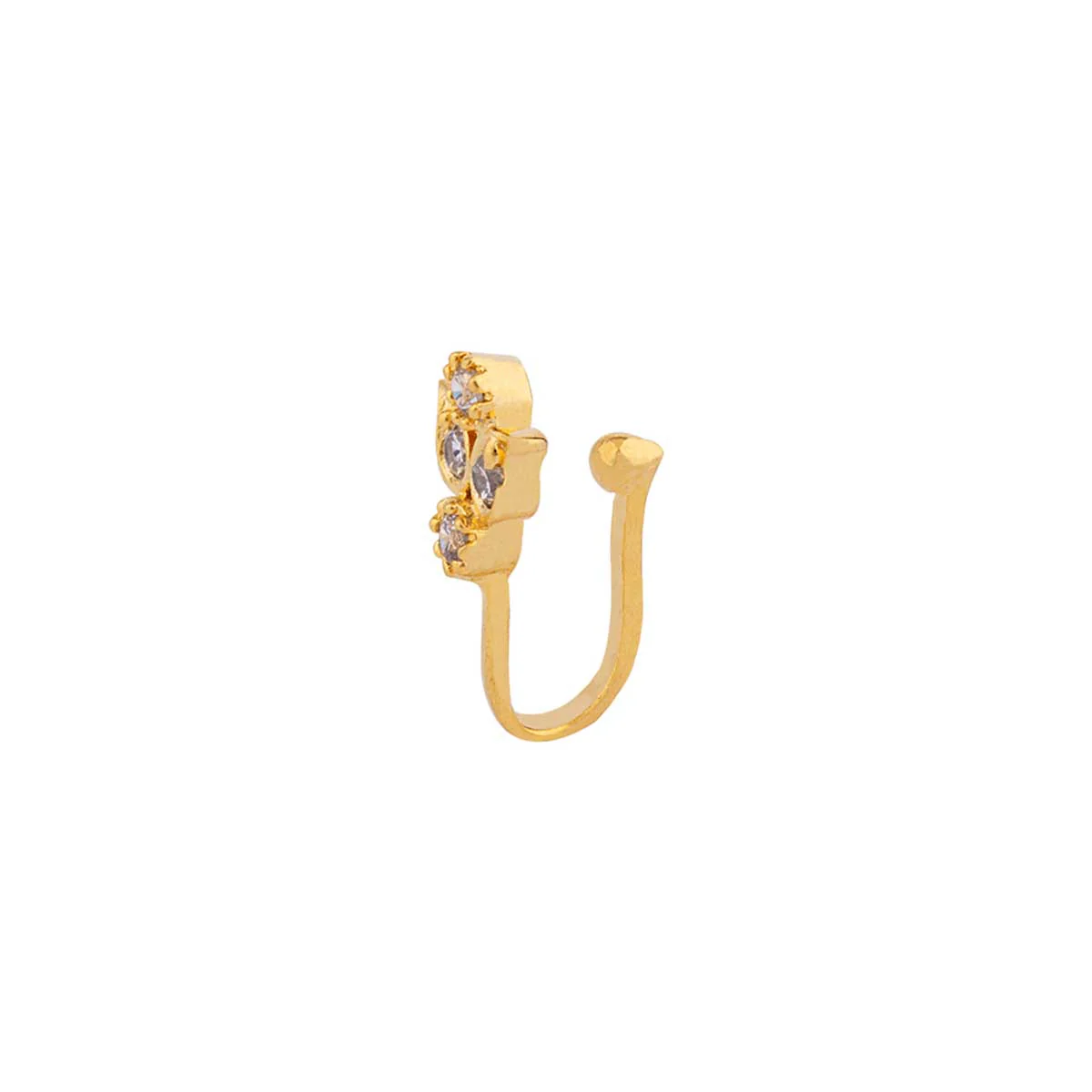 Zircons Adorned Casual Nose Pin - Image 4
