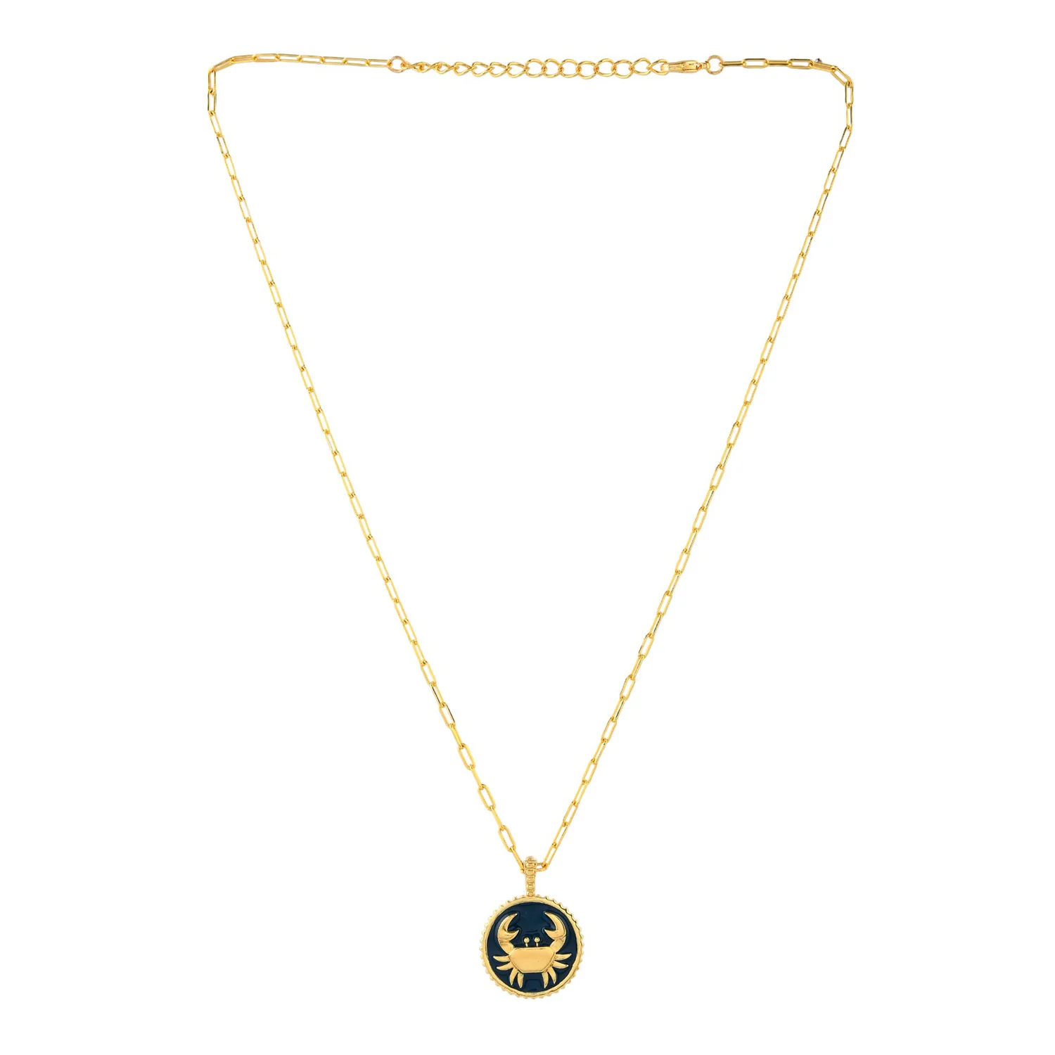 Zodiac Cancer And Evil Eye Reversible Pendant - Image 7