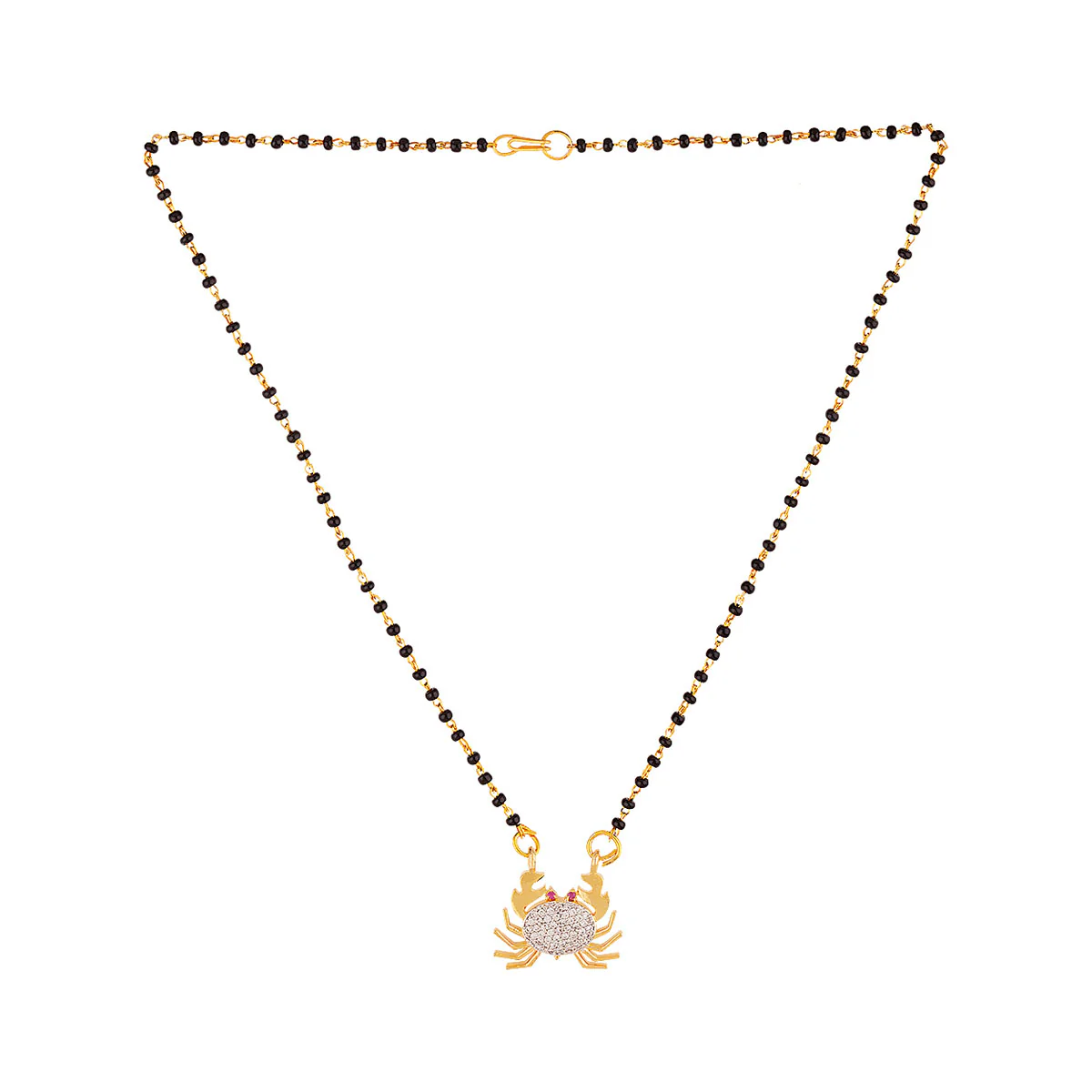 Zodiac Cancer CZ Gems Adorned Mangalsutra - Image 4